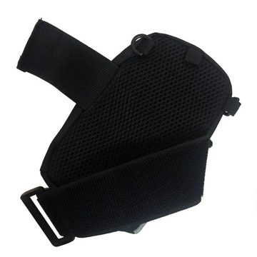 K-S-Trade Handyhülle für Realme C31, Outdoor Gürteltasche Holster Umhängetasche schwarz Handy Tasche