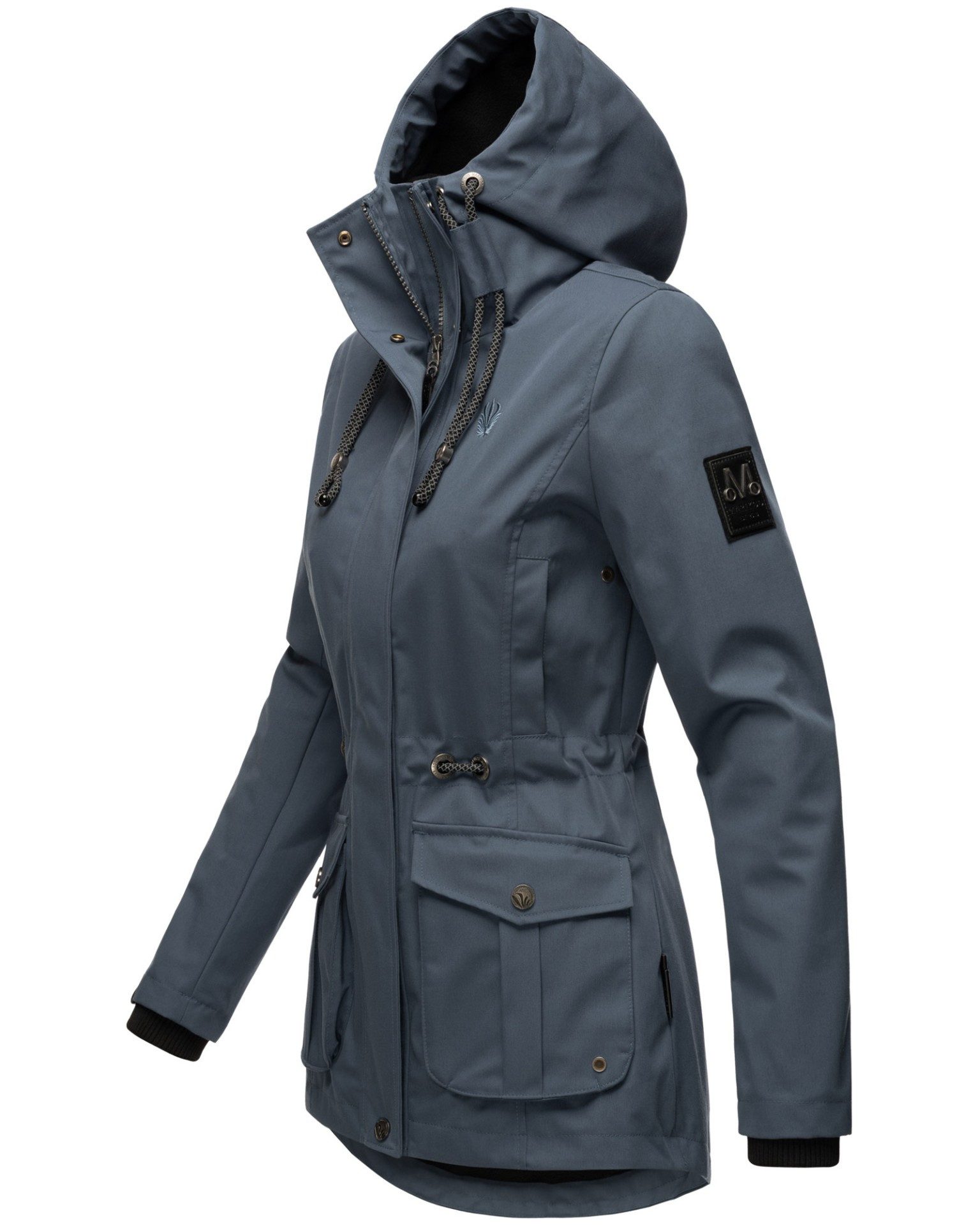 Marikoo Outdoorjacke mit verstellbarer Kapuze