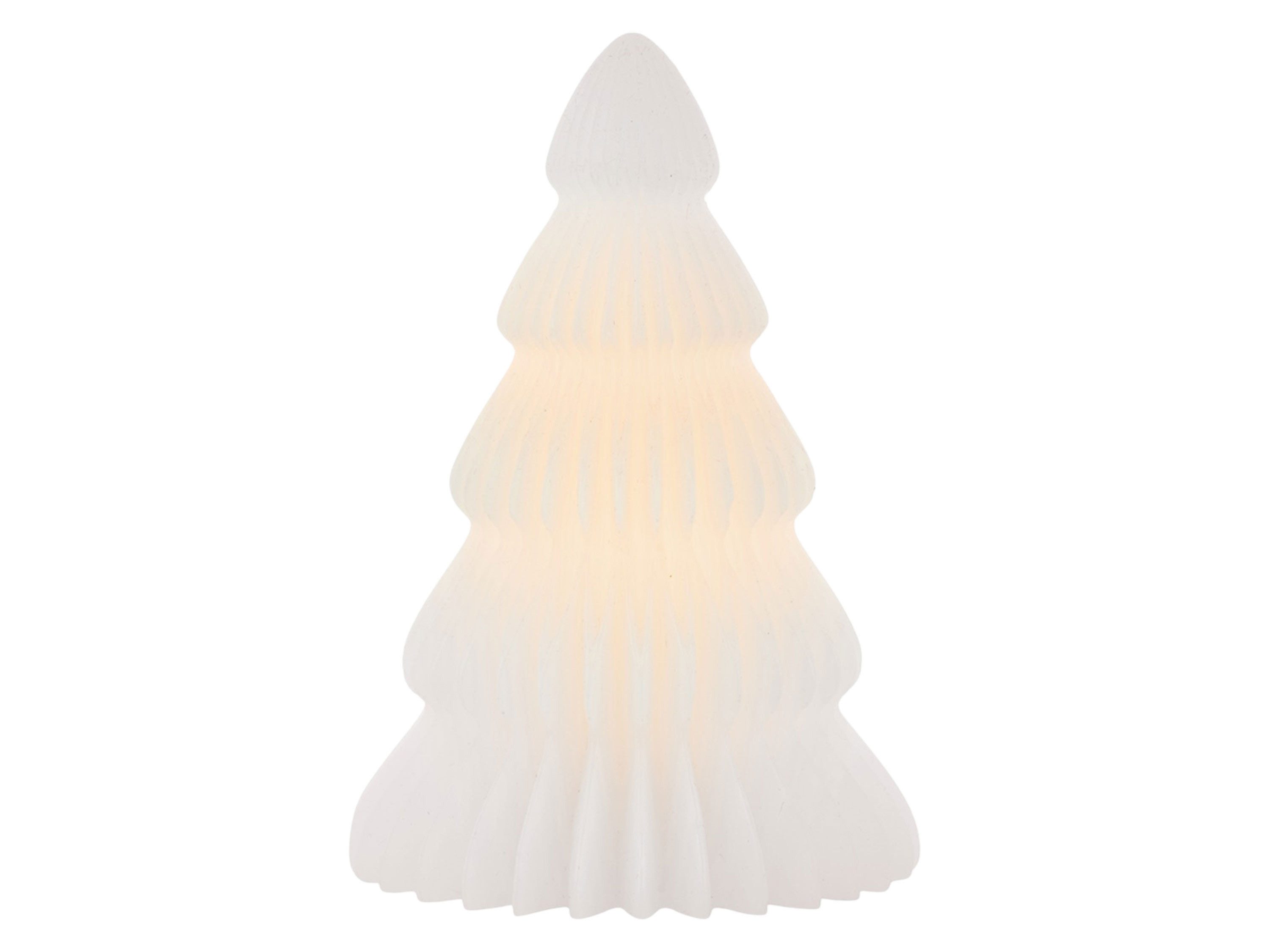 Sirius Home A/S LED-Dekofigur Claire (1 St), Tannenbaum Wachs 11x16cm xmas