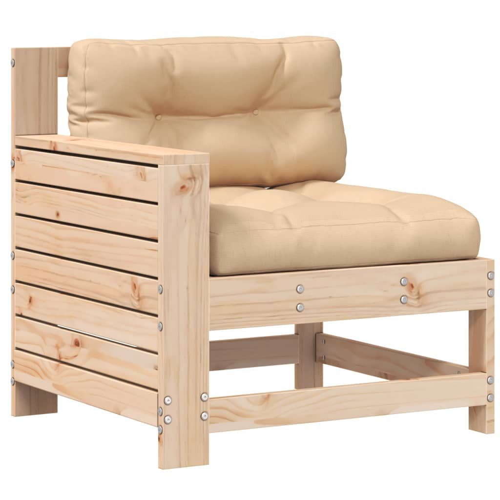 vidaXL Sofaelement Gartensofa mit Armlehne und günstig online kaufen