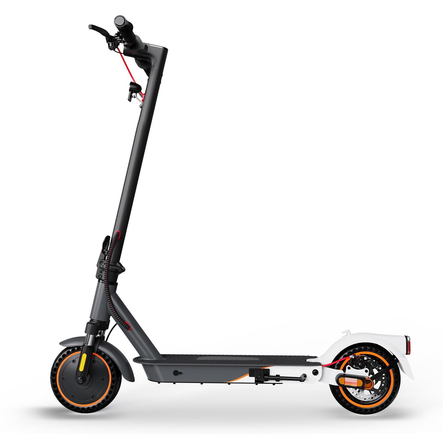 EVERCROSS TECH E-Scooter mit Straßenzulassung (ABE), 8.5 Zoll Elektroroller, Max 35Km, mit APP, 7,8AH, 20Km/h, 400W Motor, 15KG Gewicht, Zwei Stoßdämpfer