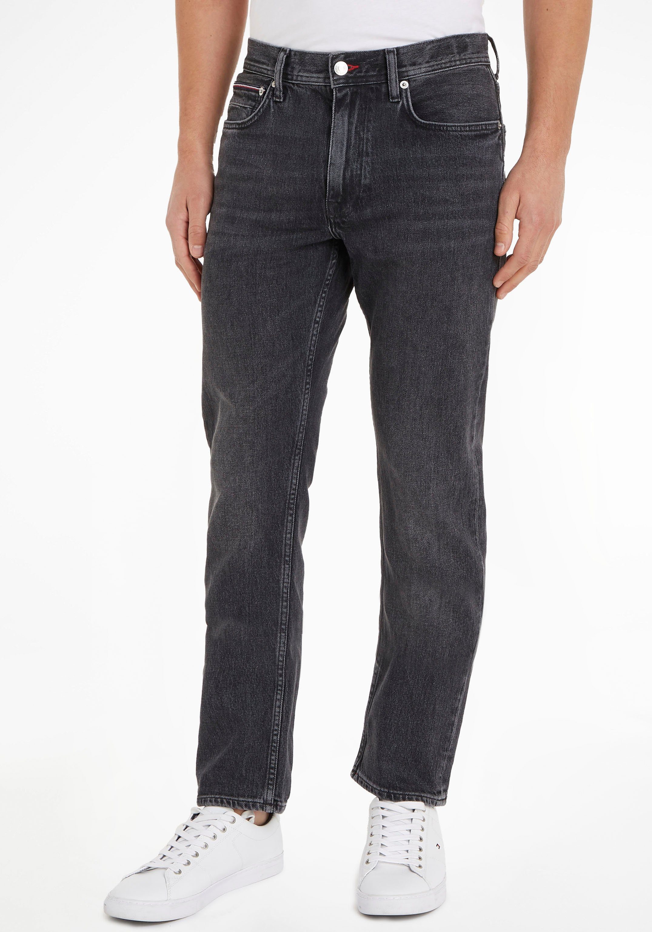 Tommy Hilfiger Straight-Jeans REGULAR MERCER STR Morgan Black | Straight-Fit Jeans