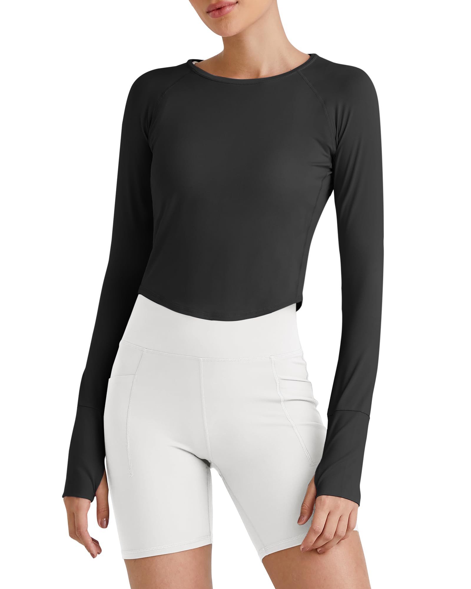 G4Free T-Shirt G4Free Damen langärmlige UPF 50+ Rashguard Workout-Tops UV-S günstig online kaufen