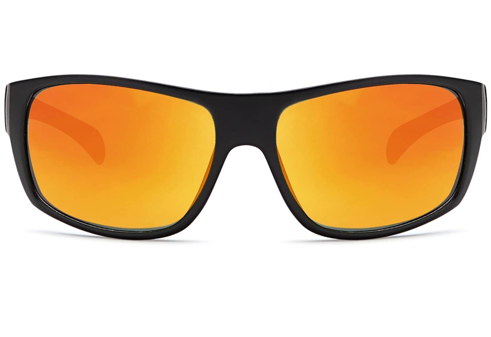 BEZLIT Eyewear Wayfarer Linsen Sonnenbrille mit Polarisiert rot polarisierten 1-St) (Packung