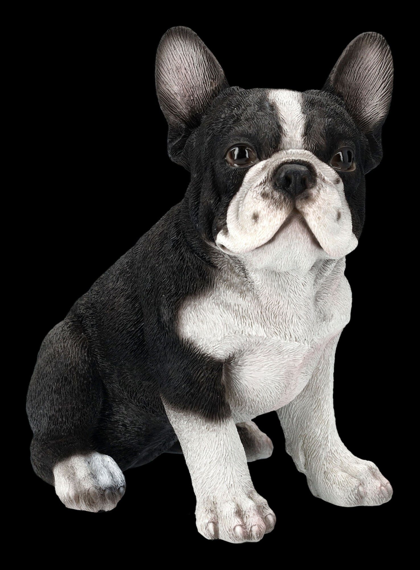 Monkimau Tierfigur Französische Bulldogge Figur - Deko Figuren