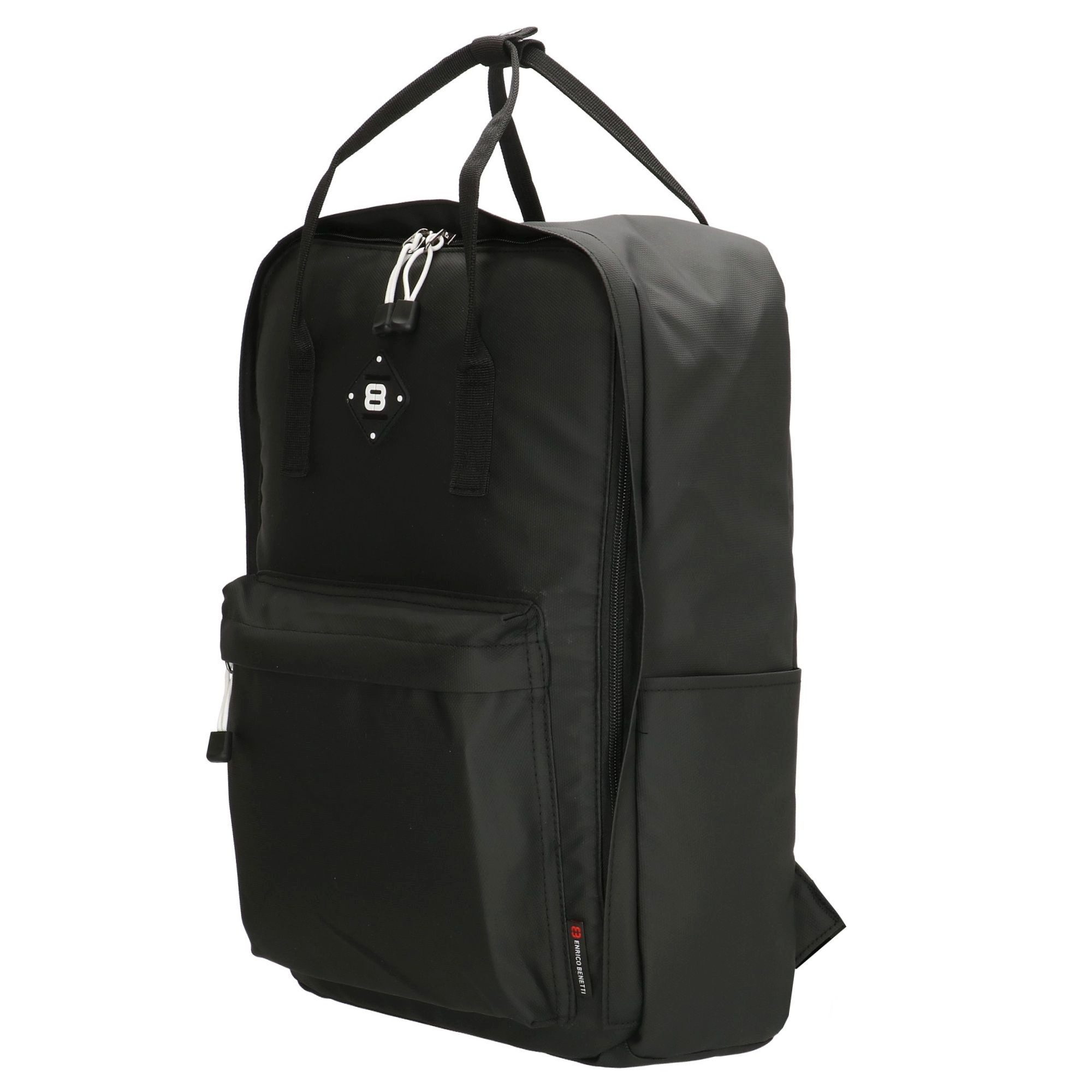 Christian Wippermann Cityrucksack Großer Herren Damen Rucksack Tasche Freizeit Blau (einzeln, 1-tlg), Fahrradrucksack Kurier Rollup Bag