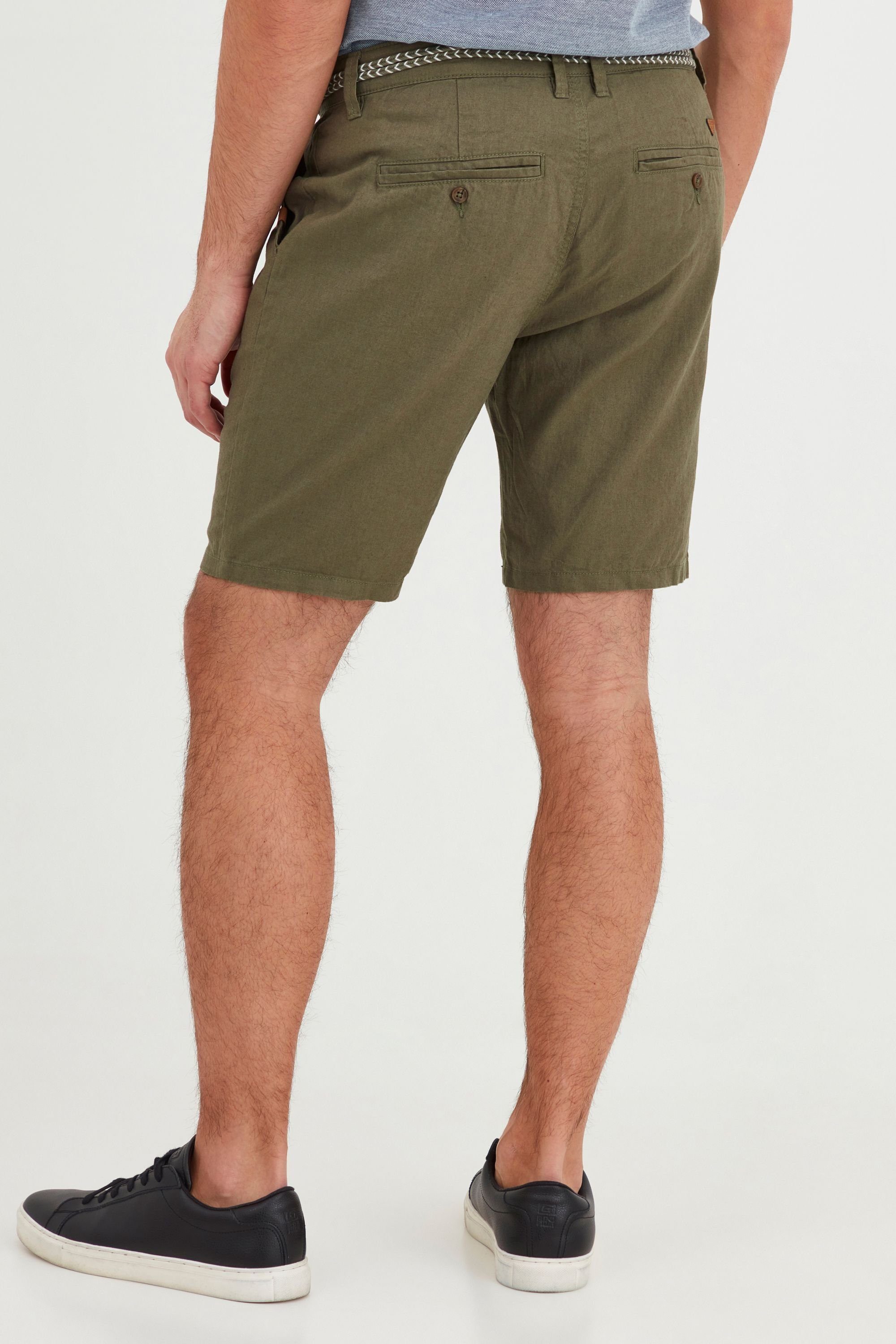 Blend Leinenhose BHMennok Leinenmix-Shorts mit Stoff Gürtel