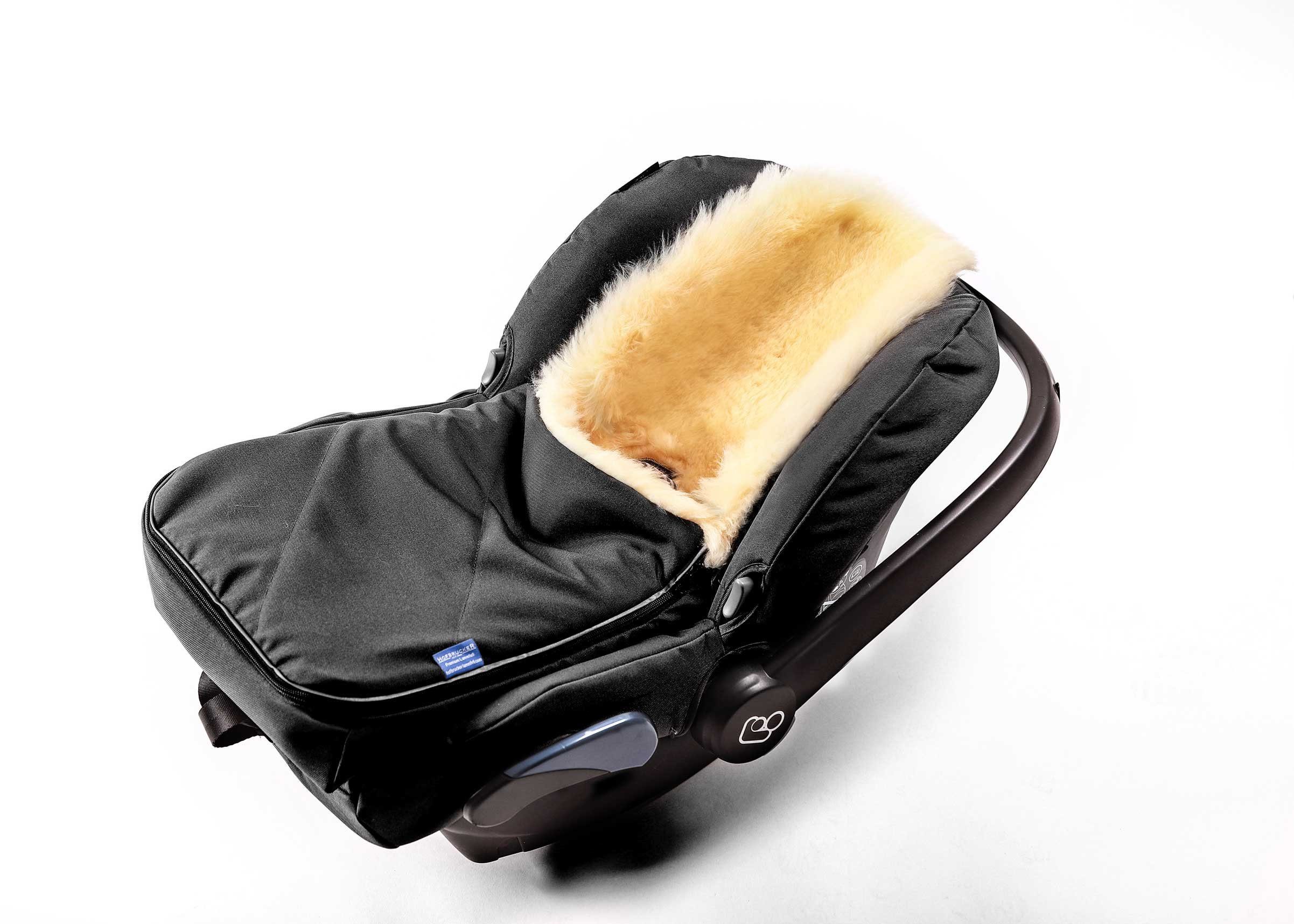 Fußsack Hofbrucker Lammfell Fußsack Maxi für Babyschale