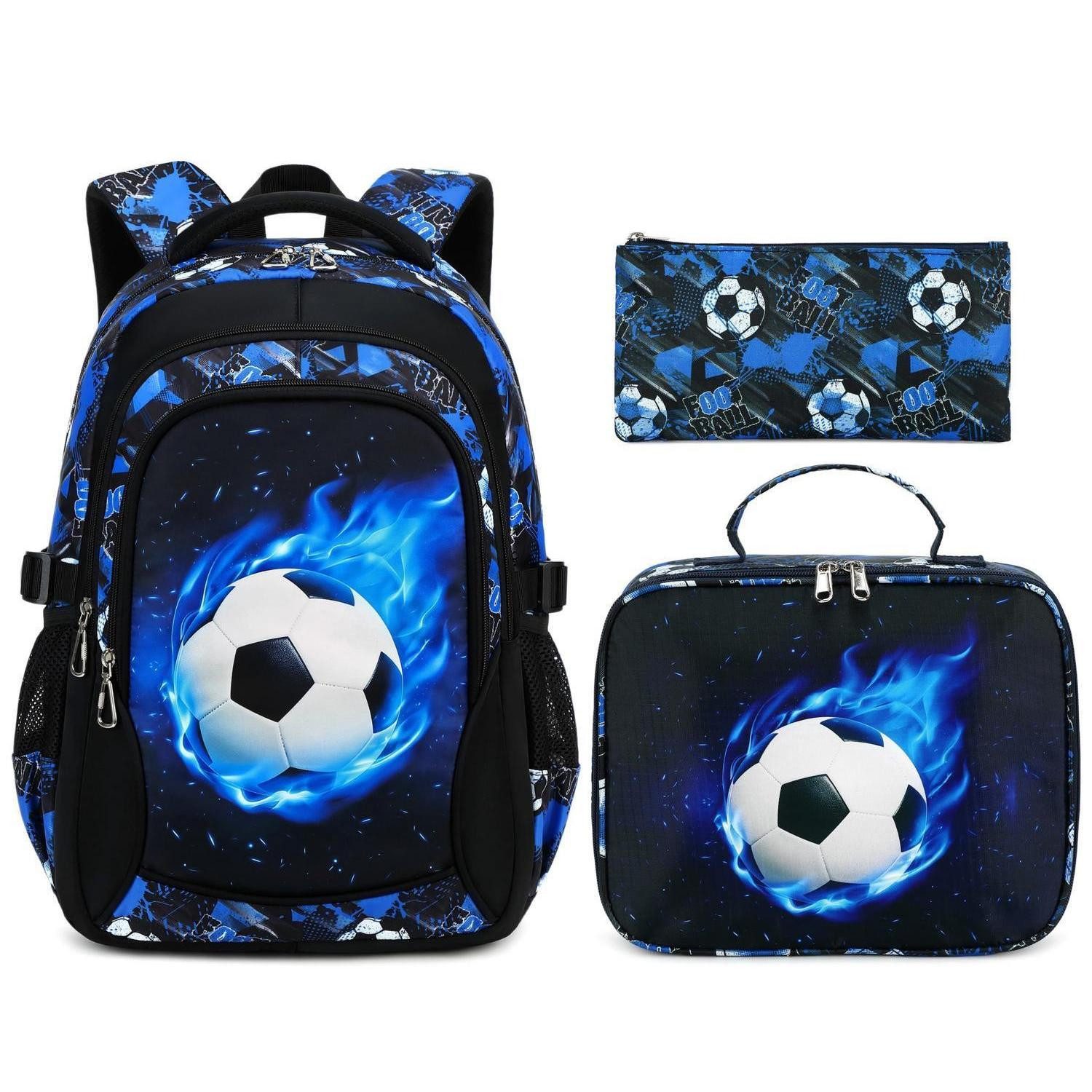LuxusKollektion Schulrucksack Schulrucksack Fußball Jungen Leicht Groß