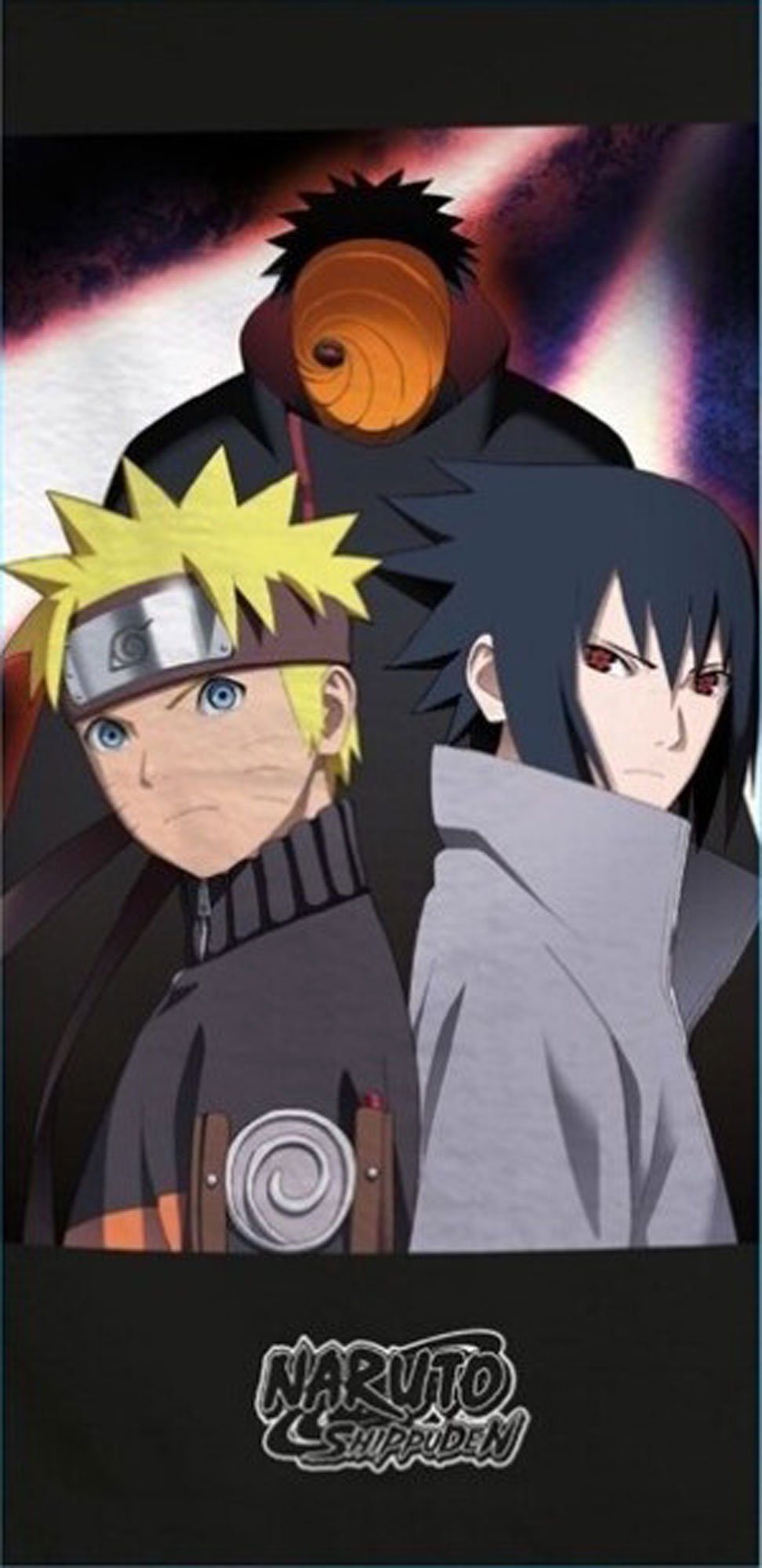 empireposter Handtuch Naruto - Dark - Baumwoll Handtuch 70x140 cm - Strandtuch