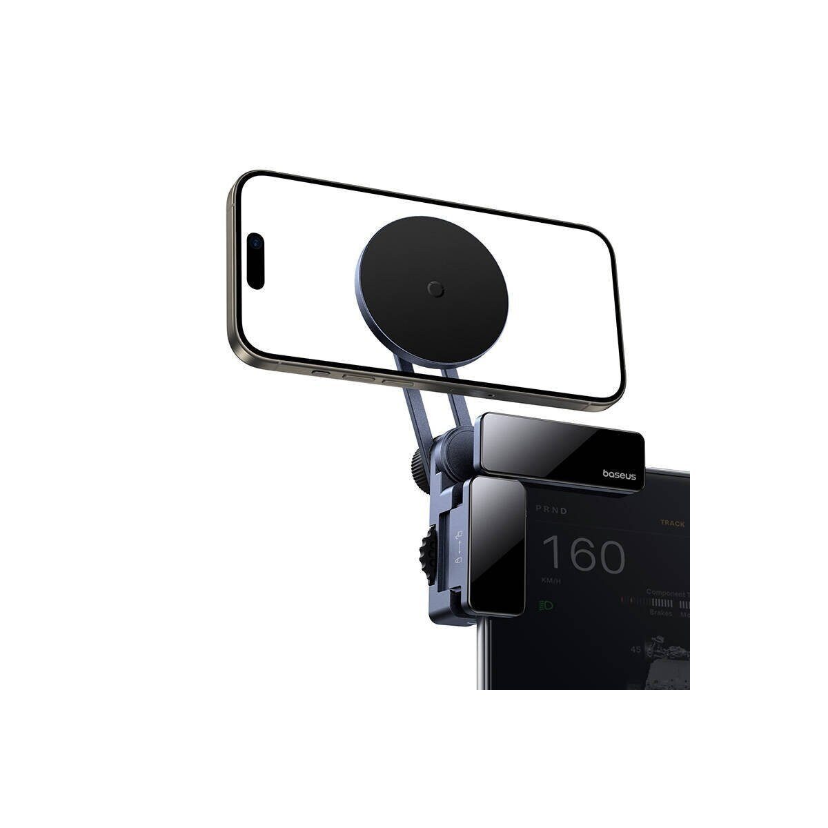 Baseus Handy-Halterung Baseus T-Space Magnetische Autohalterung schwarz, (1-tlg) – Bild 3 von 5