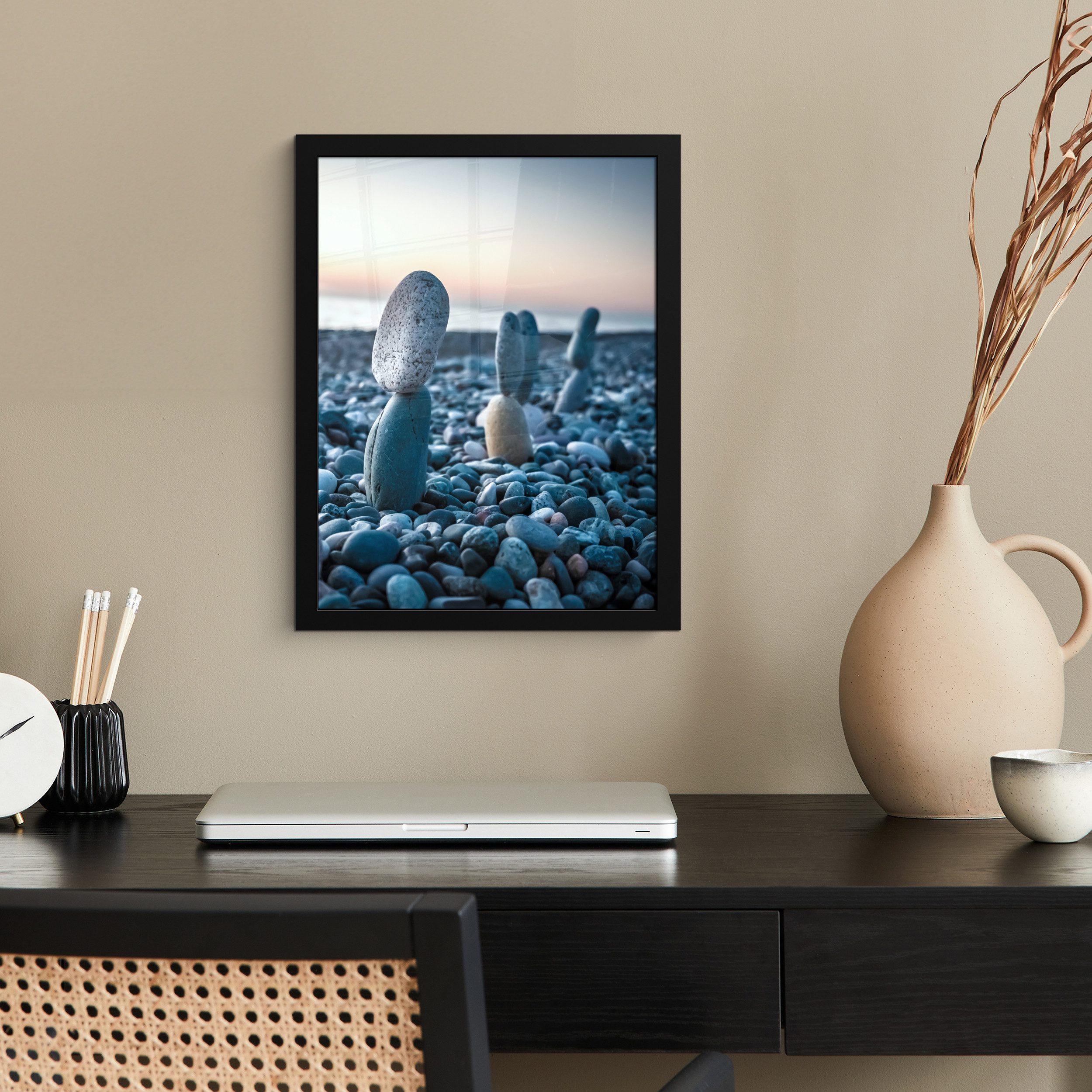 MuchoWow Poster Zen-Steine - Sonnenuntergang - günstig online kaufen