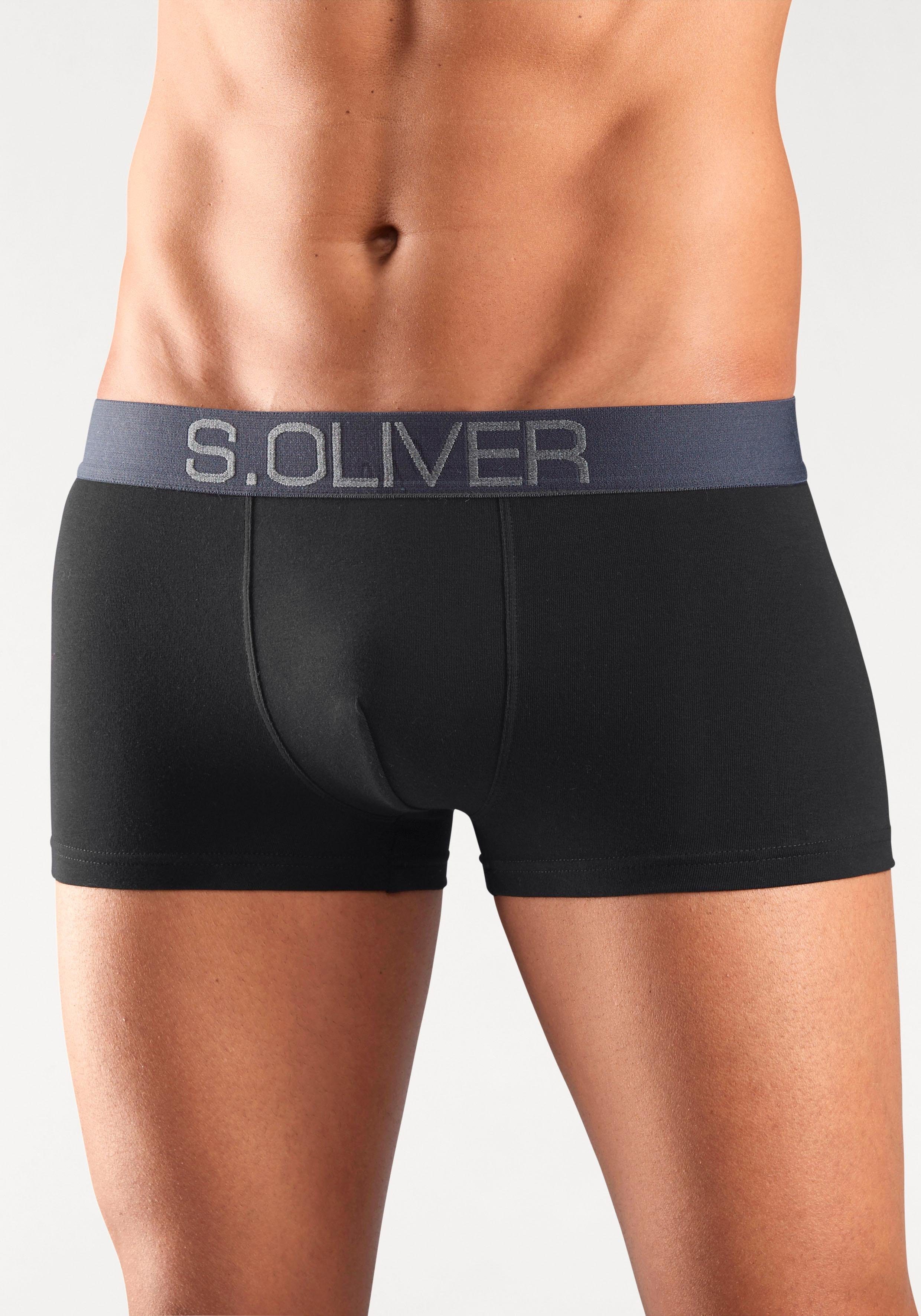 s.Oliver Hipster (Packung, 4-St) knapp sitzende Boxershorts für Herren aus Baumwoll-Mix