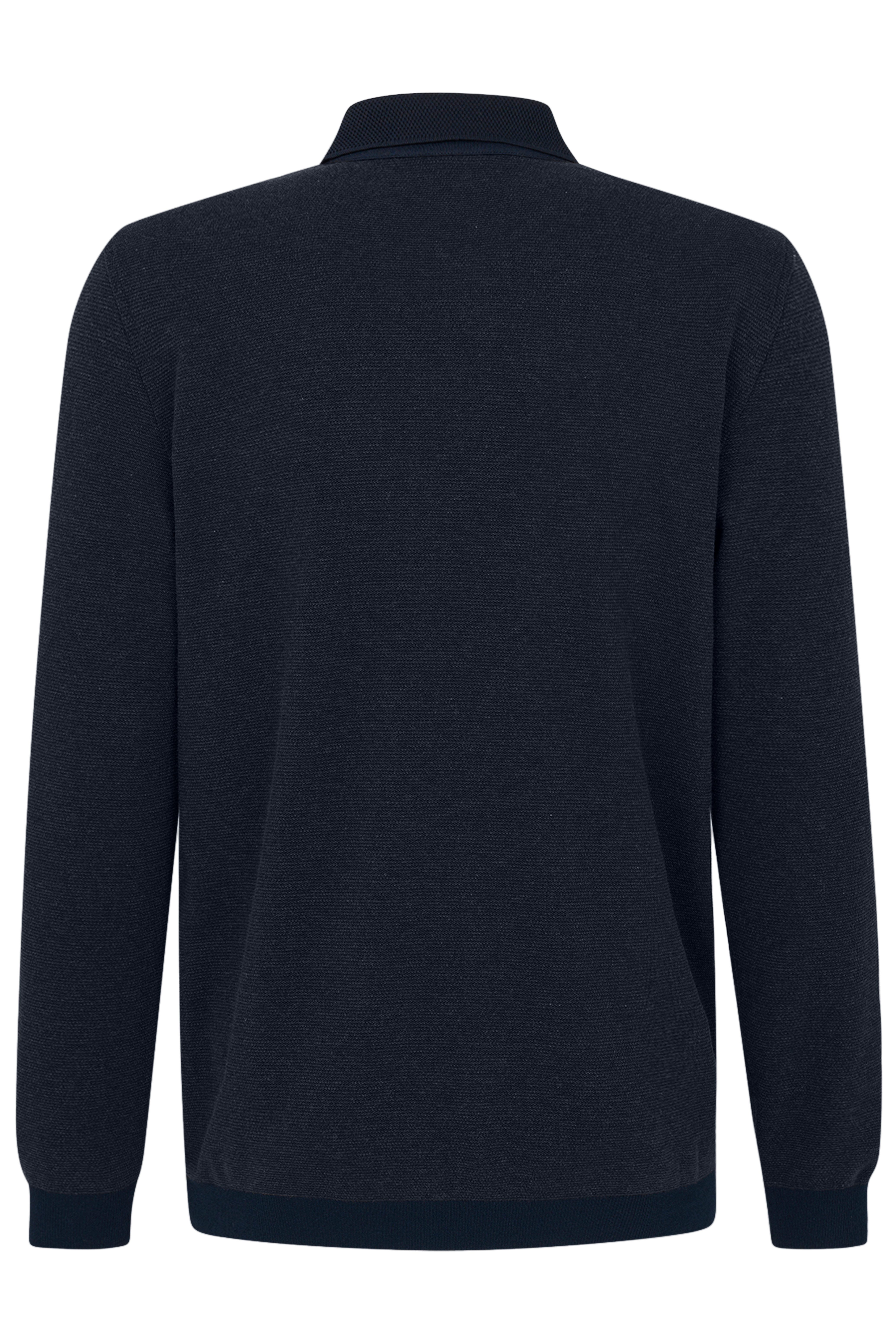 bugatti Langarm-Poloshirt mit feiner Strukturoptik günstig online kaufen