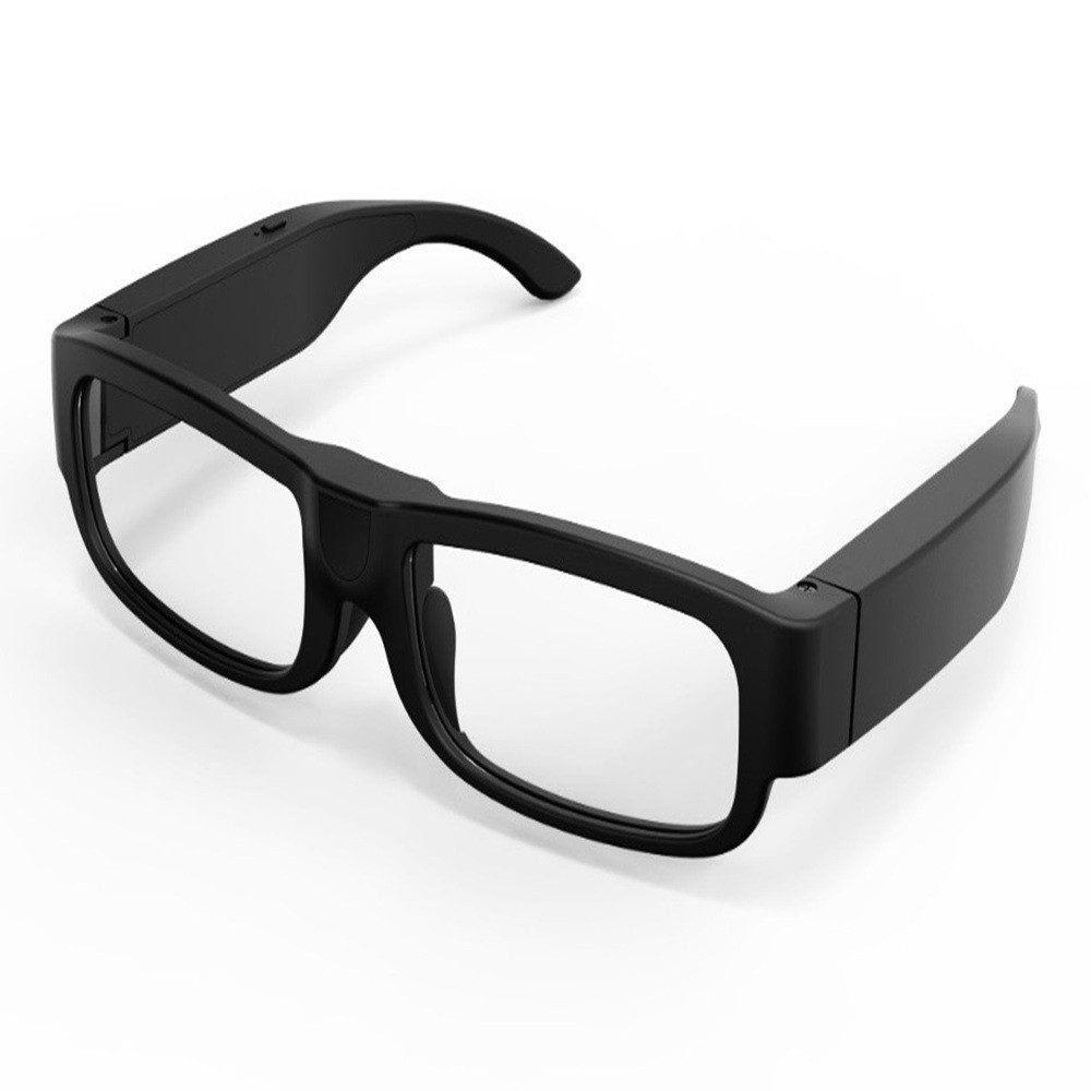 SpionProfi Überwachungskamera 32GB Brille Mini Kamera 4k Video Ton Aufnahme Überwachung Sicherheit (Innenbereich, Außenbereich, 1-tlg., Brille versteckte Mini 4K Kamera Spycam Spion Recorder)