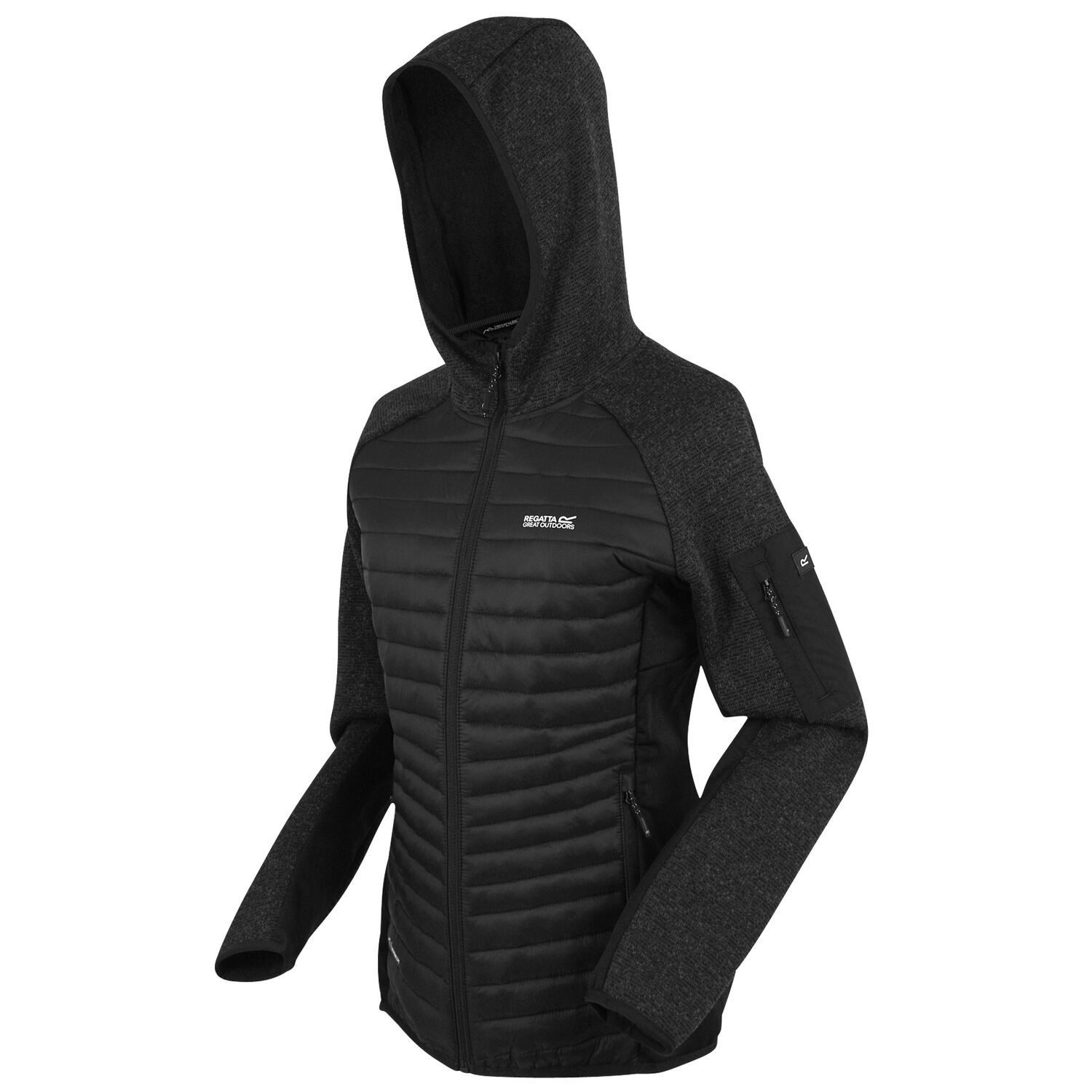 Regatta Strickfleecejacke Hybrid Strickfleecejacke Newhill mit Kapuze günstig online kaufen