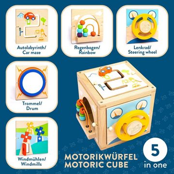 IGGY Motorikwürfel IGGY Cube, 5 herausnehmbare Spielelemente