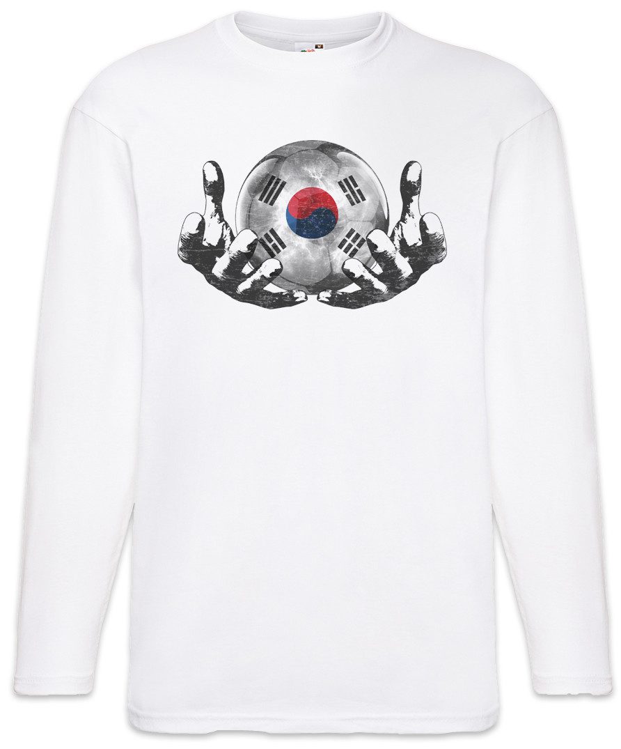 Urban Backwoods Langarmshirt South Korea Football Magic Ball Langarm T-Shirt Südkorea Südkoreanisch (1-tlg) Fahne Südkoreanische South Korean