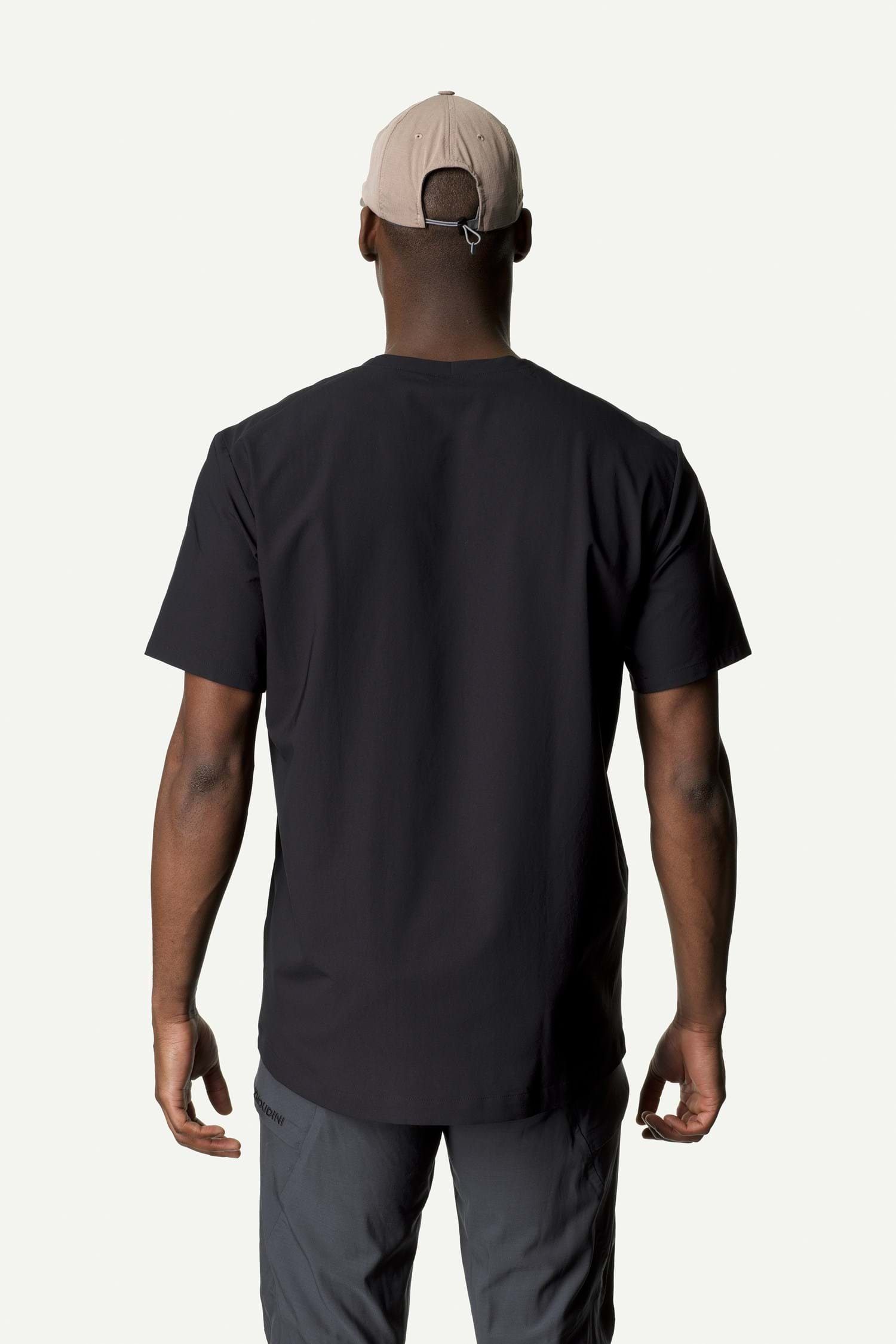 Black True (1-tlg) Tee M's T-Shirt Houdini Cover