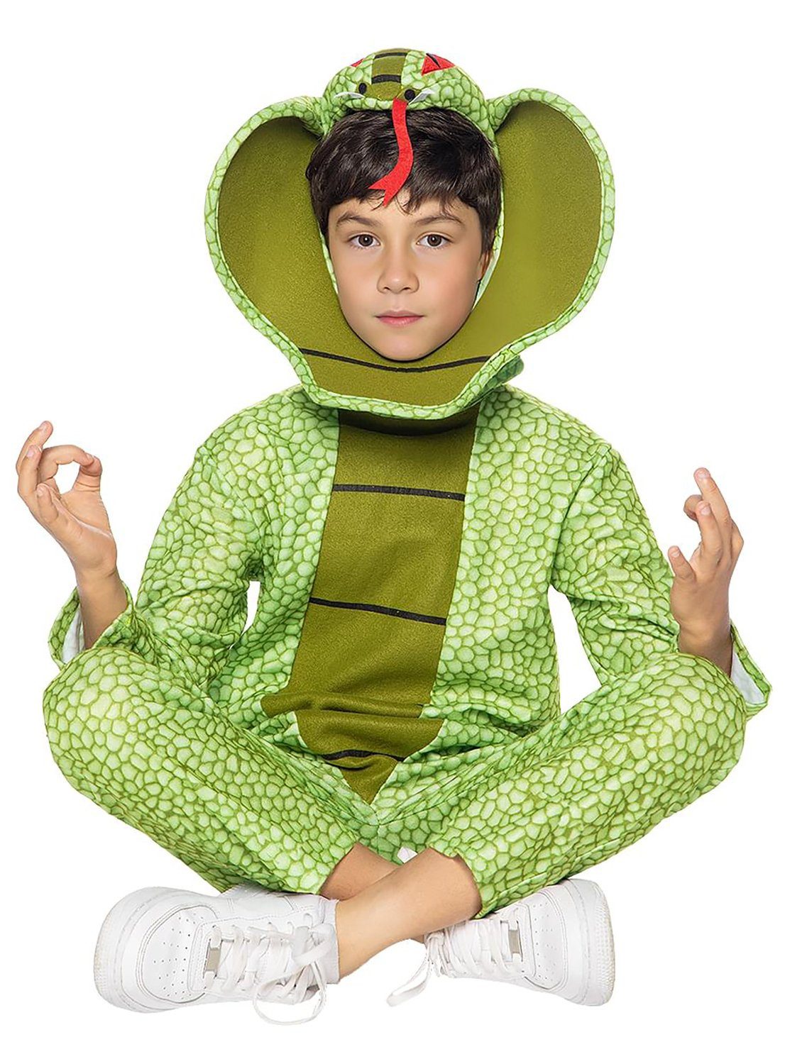 Funidelia Kostüm Schlange - Halloween Kostüm Kinder Junge Mädchen, Kobra, übernehmen Sie!