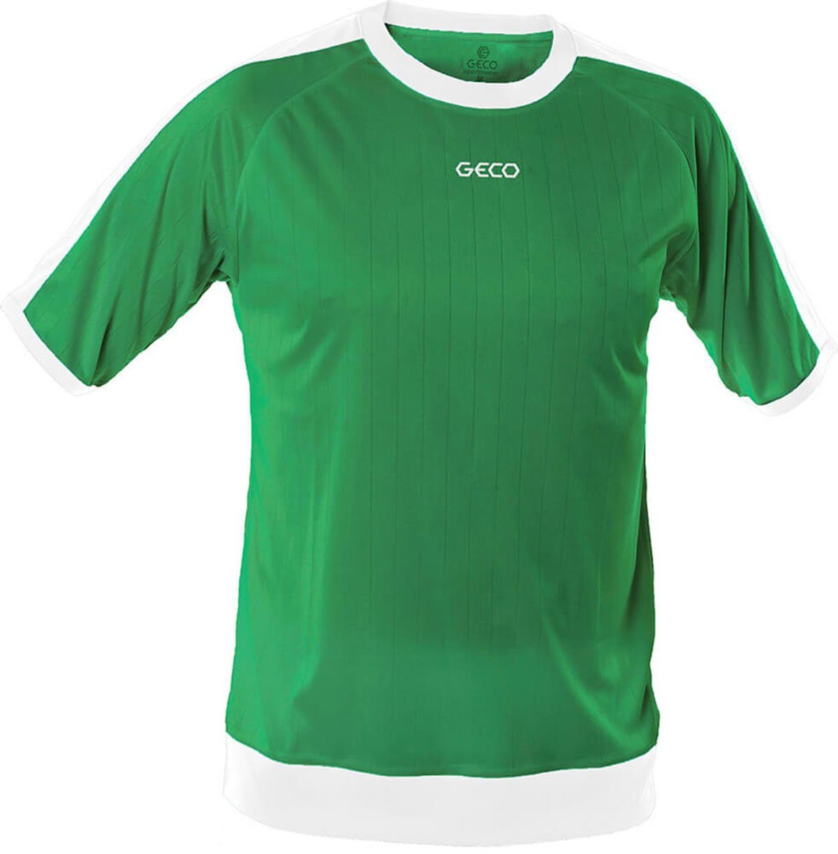 grün/weiß Trikot zweifarbig Sportswear Fußballtrikot kurzarm Fußball NOTOS Geco Geco