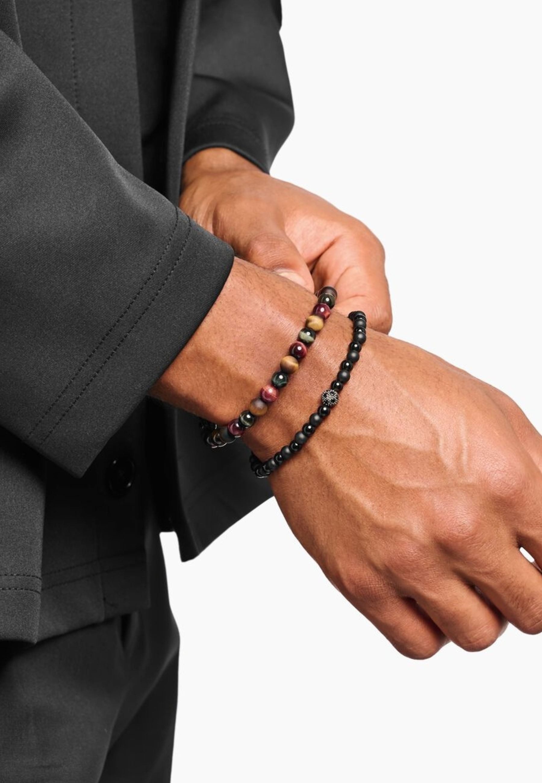 THOMAS SABO Armband Talisman Armband Positive Energie mit Obsidianperlen (Set) – Bild 3 von 4