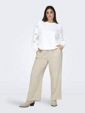 ONLY CARMAKOMA Anzughose CARAGNES MW LINEN BL MEL PANT TLR