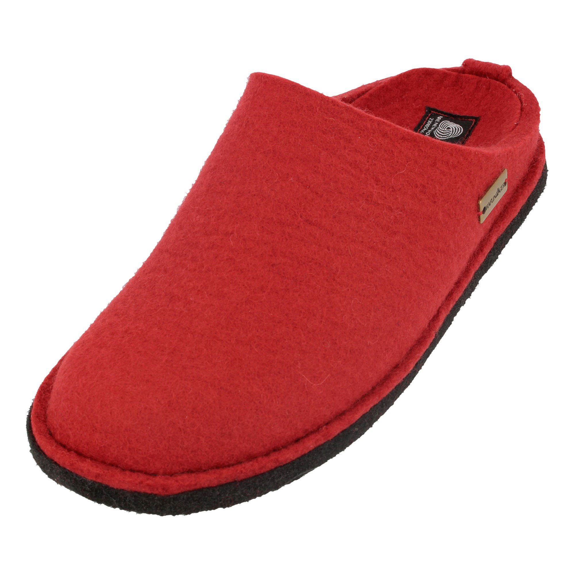 Flair Soft Filzpantoffeln aus Wollfilz Hausschuh Unisex Hausschuh