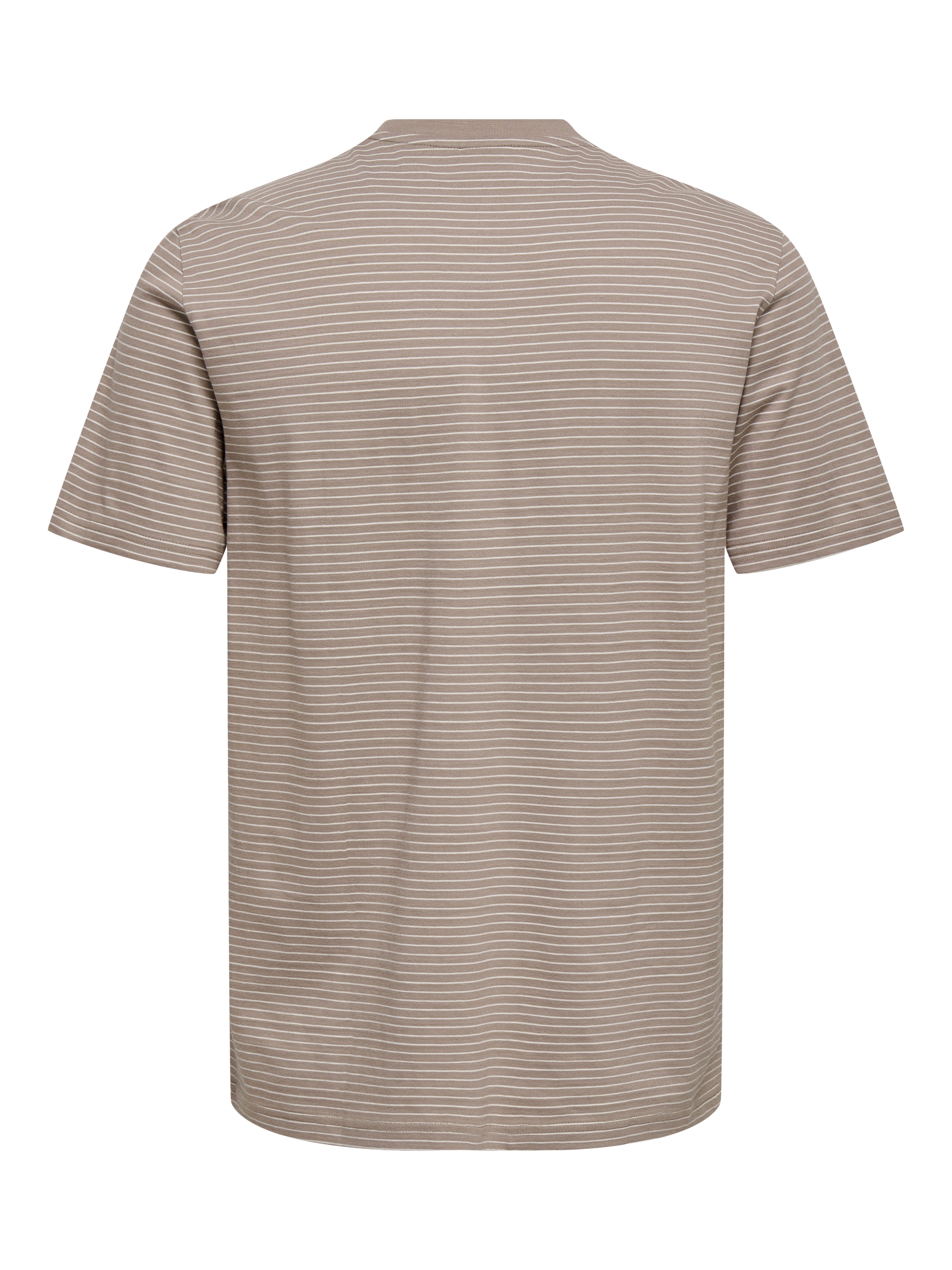 ONLY & SONS Rundhalsshirt ONSFRED LIFE RLX SS STRIPE TEE NOOS günstig online kaufen