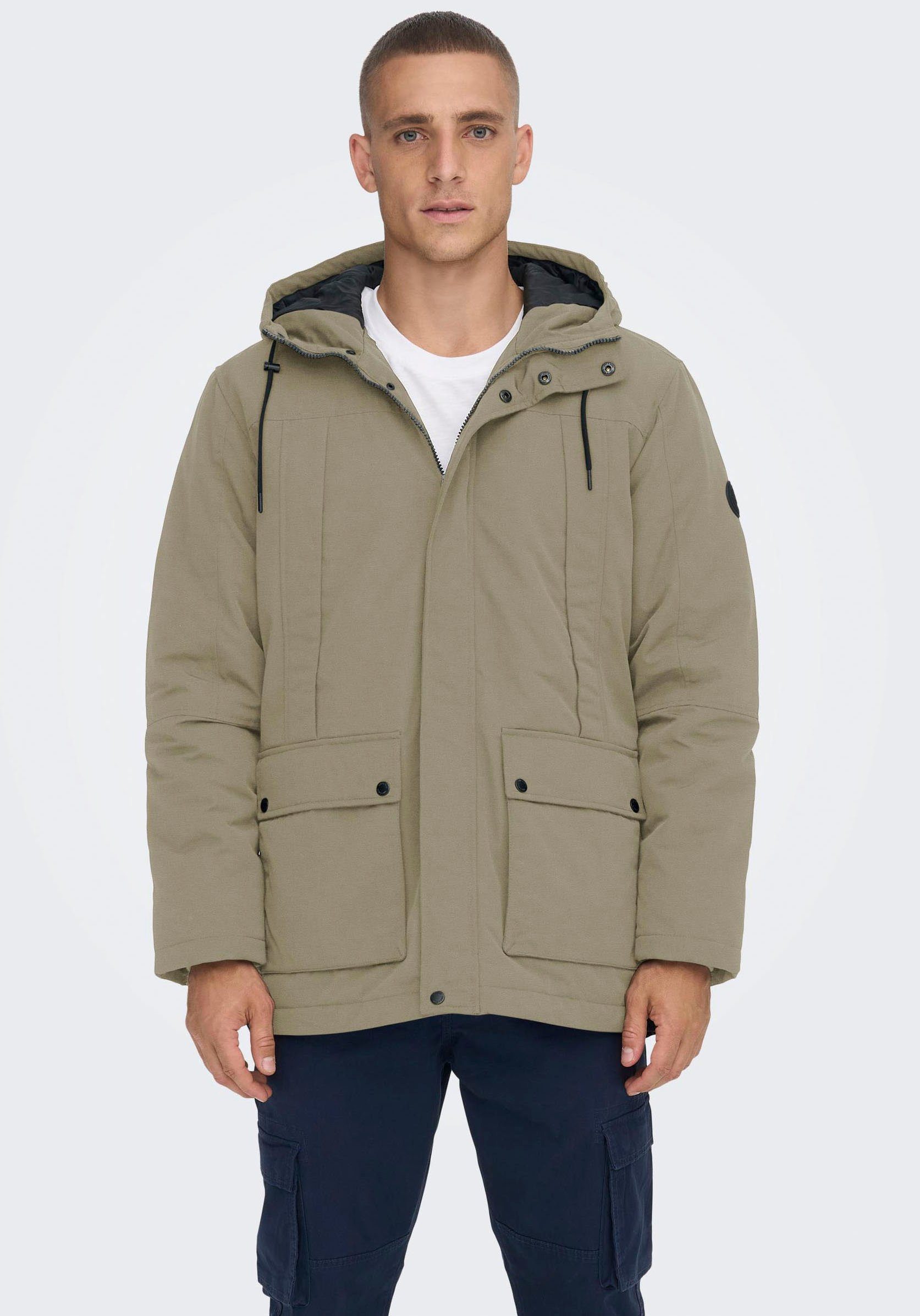 ONLY & SONS Langjacke ONSJAYDEN PARKA NOOS OTW VD