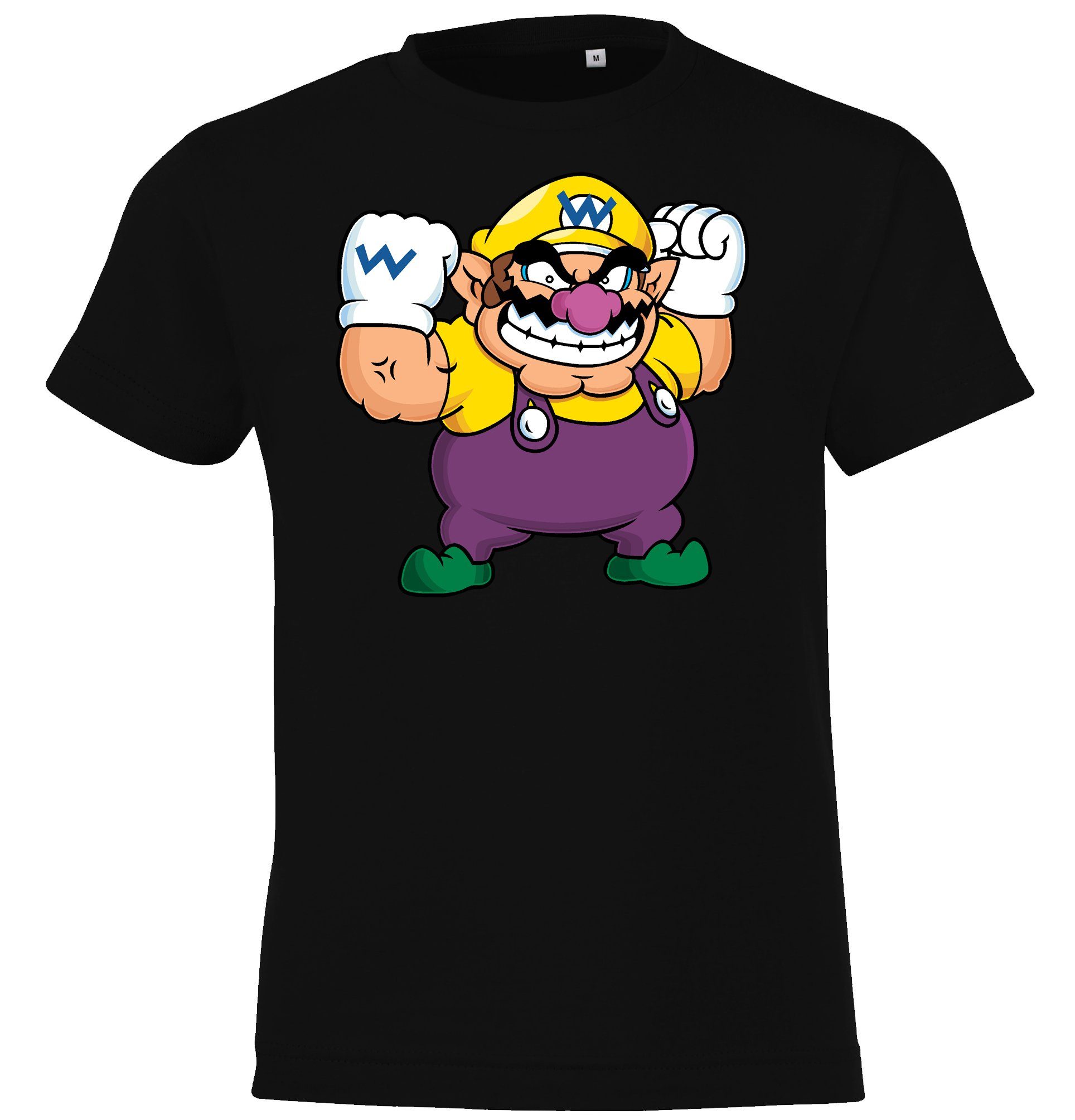 T-Shirt Wario Kinder Shirt für Jungen und Mädchen