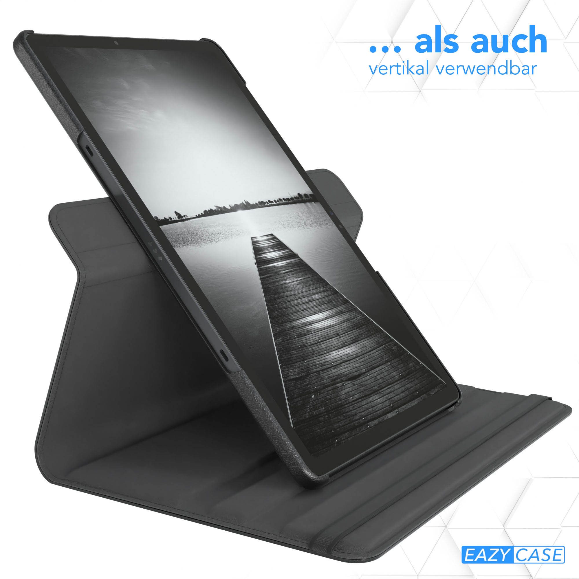 EAZY CASE Tablet-Hülle Rotationcase für Samsung Galaxy Tab S10 Lite 10,9 Zoll, Hülle 360° drehbar mit Standfunktion Etui Anti-Kratz Tasche Schwarz – Bild 5 von 5