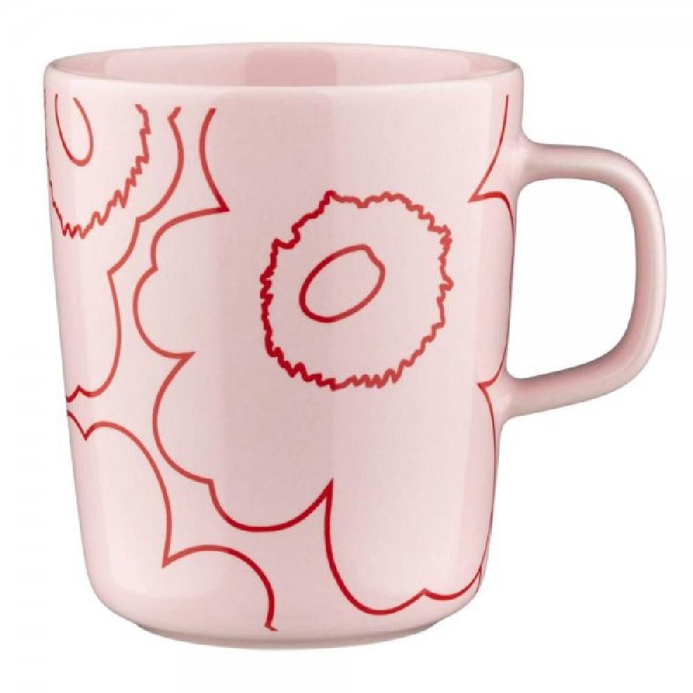 Marimekko Tasse Becher Oiva Unikko Pink Rot (Klein)
