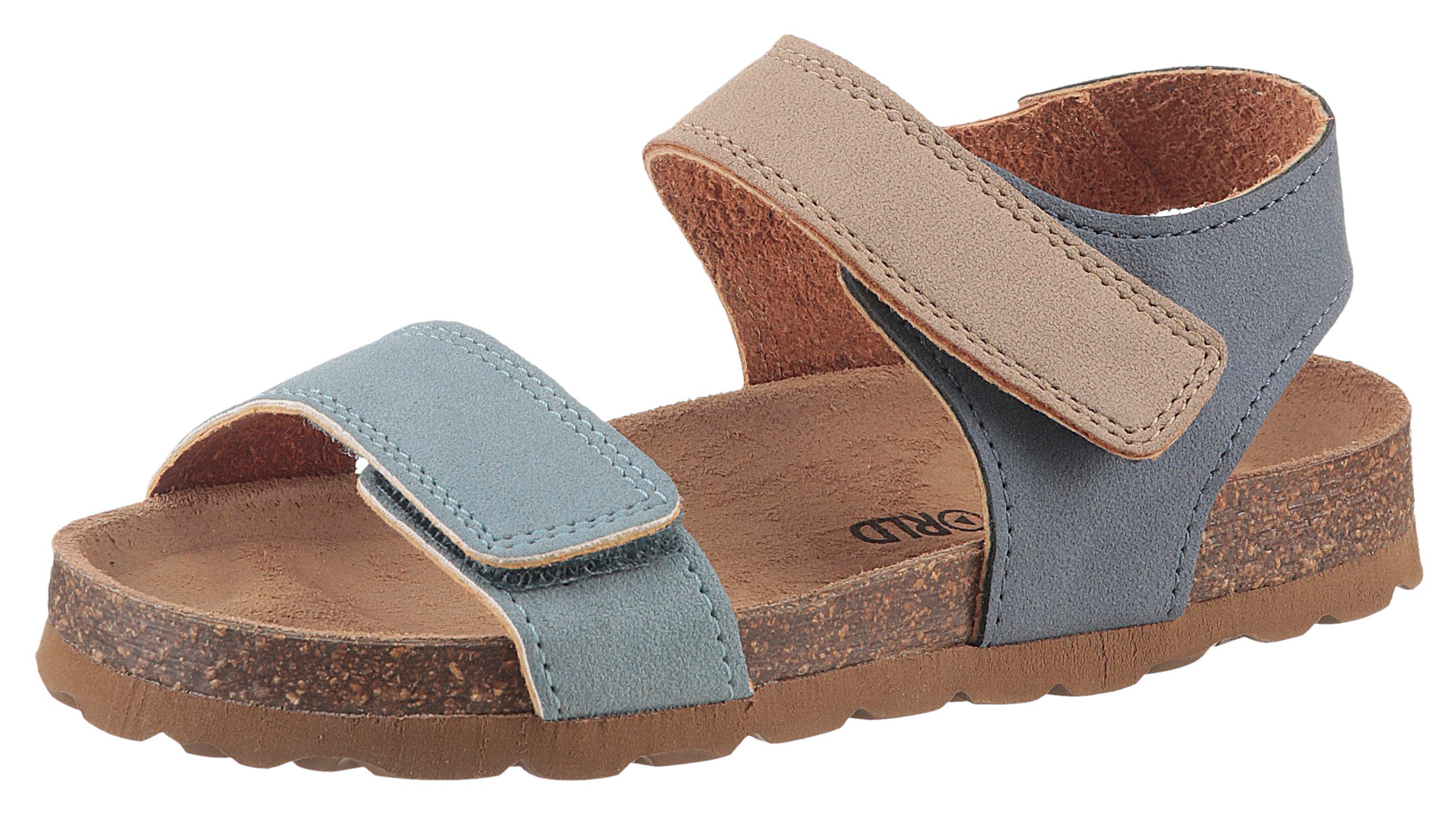 KIDSWORLD Riemchensandale Sommerschuh, Urlaubschuh, Sandalette mit praktischen Klettriemchen