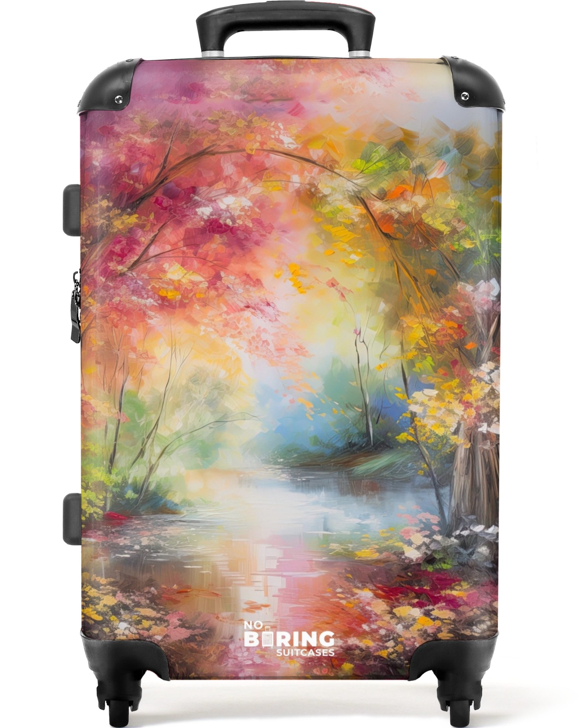 NoBoringSuitcases.com© Hartschalen-Trolley Landschaft - Ölgemälde - günstig online kaufen
