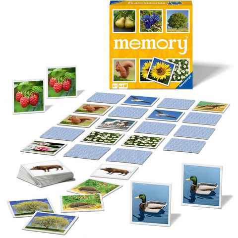 Ravensburger Spiel, Merkspiel Natur memory®, Made in Europe, FSC® - schützt Wald - weltweit