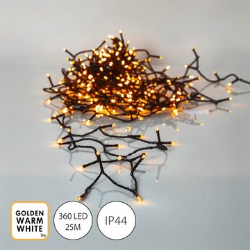 STAR TRADING LED Dekolicht LED-Lichterkette Golden Warm White, warmweiß, 360 LEDs, 25m, LED-Lichterkette Golden Warm White, warmweiß, 360 LEDs, 25m