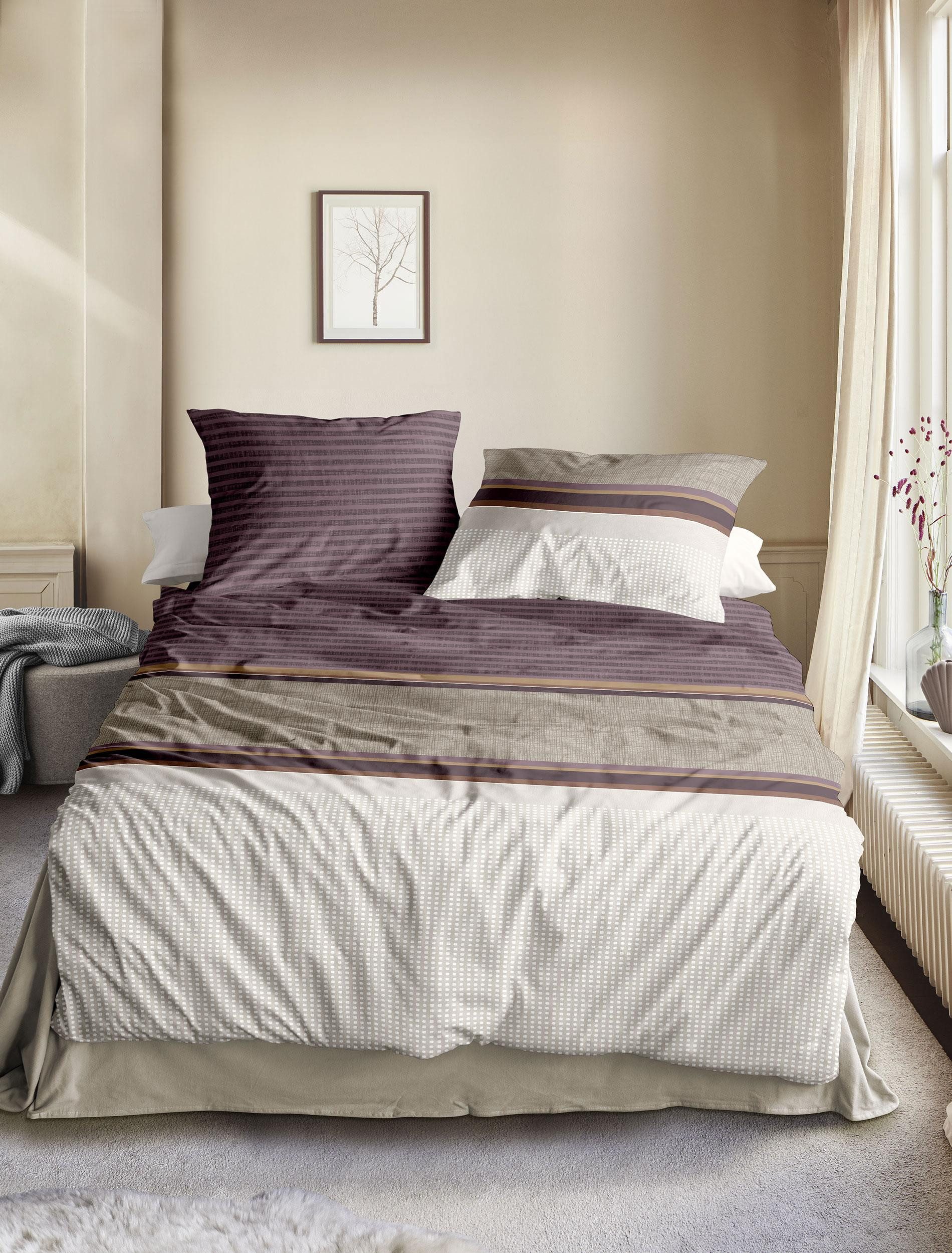 Irisette Bettwäsche Wave 8563, Mako-Satin, 2 günstig online kaufen