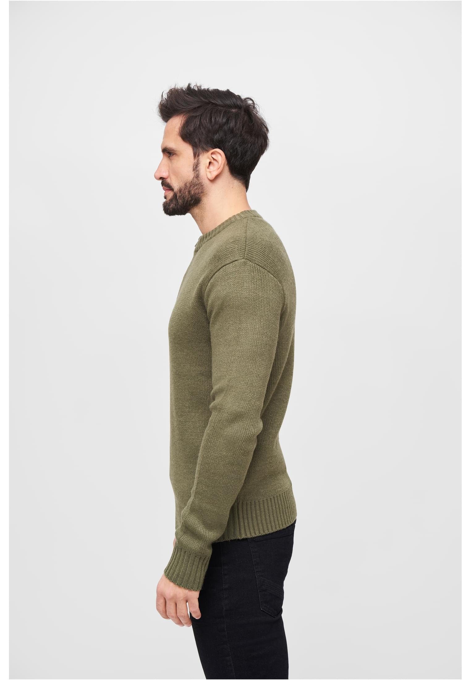 Armee Herren Pullover Kapuzenpullover Brandit (1-tlg) olive