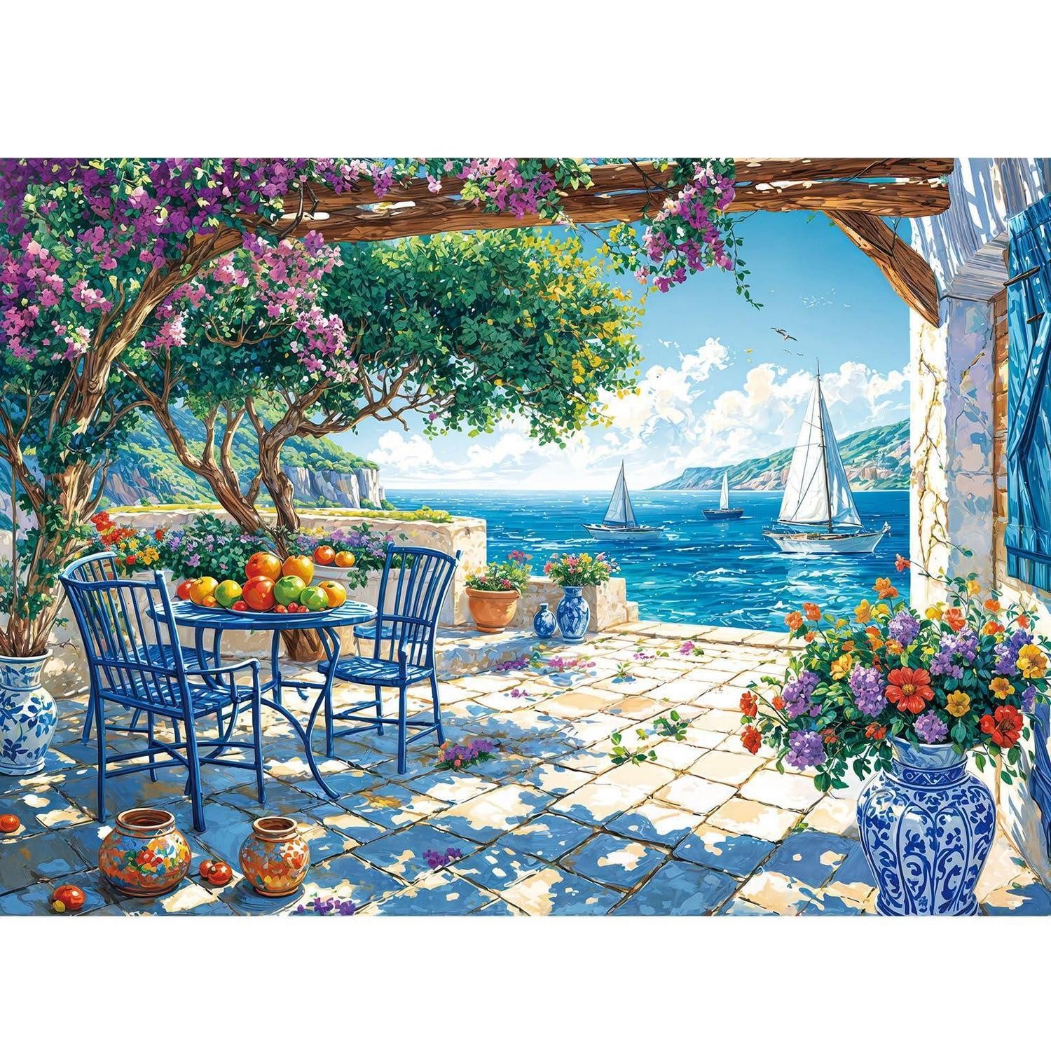 LuxusKollektion Puzzle Puzzle 1000 Teile Summer Coast, Puzzleteile