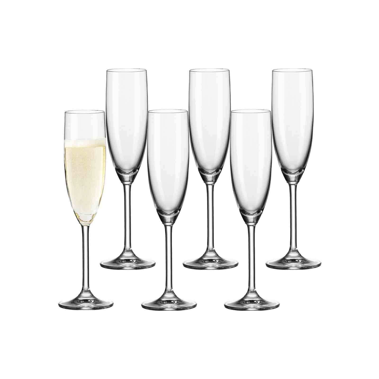 LEONARDO Sektglas Daily Келихи для шампанського 120 ml 6er Set, Glas