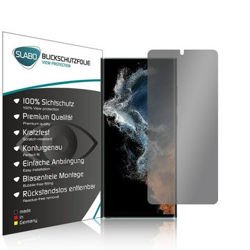 SLABO Schutzfolie Blickschutzfolie View Protection Schwarz 360°, Samsung Galaxy S22 Ultra