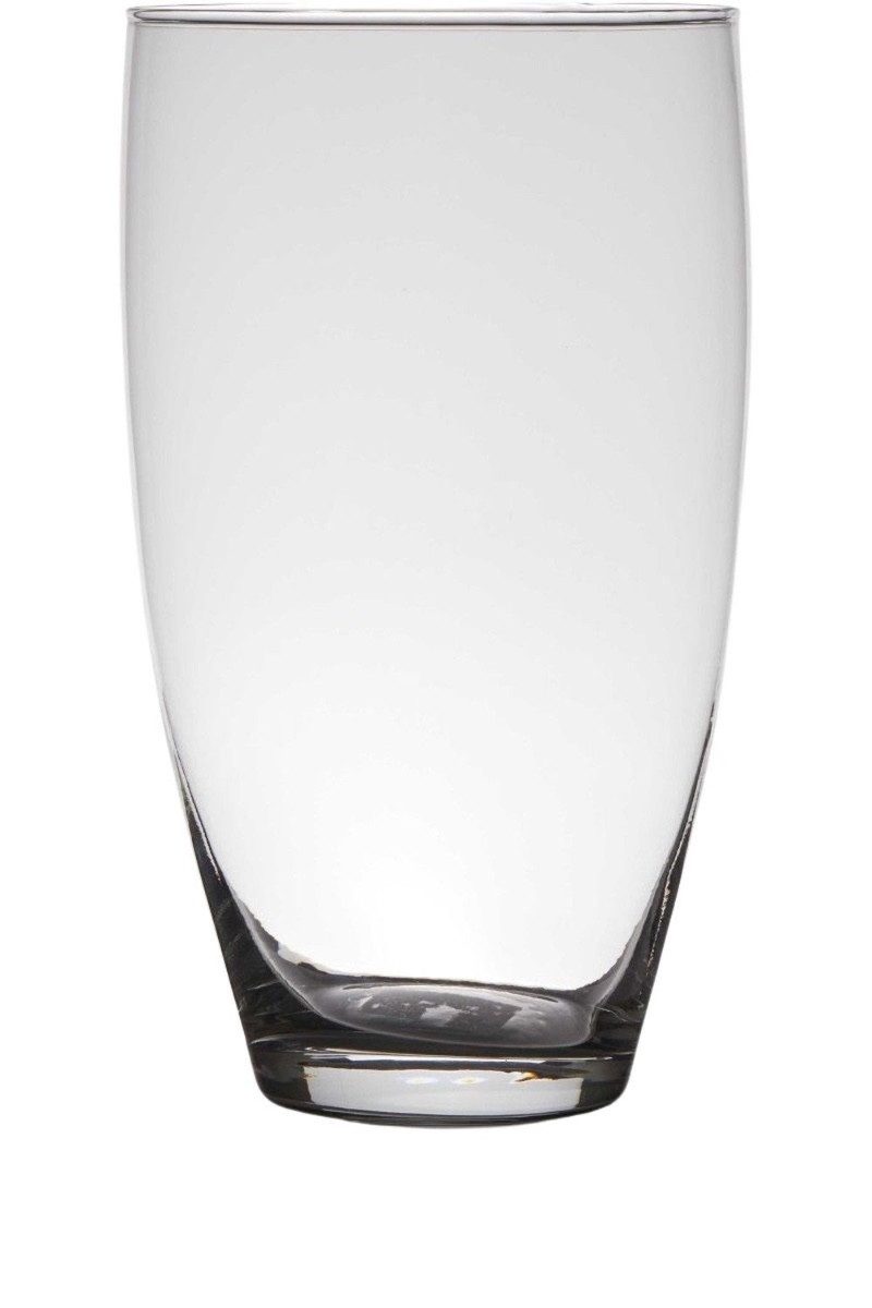 INNA-Glas Tischvase Runde Tischvase Glas Henry, klar, 25cm, Ø14cm