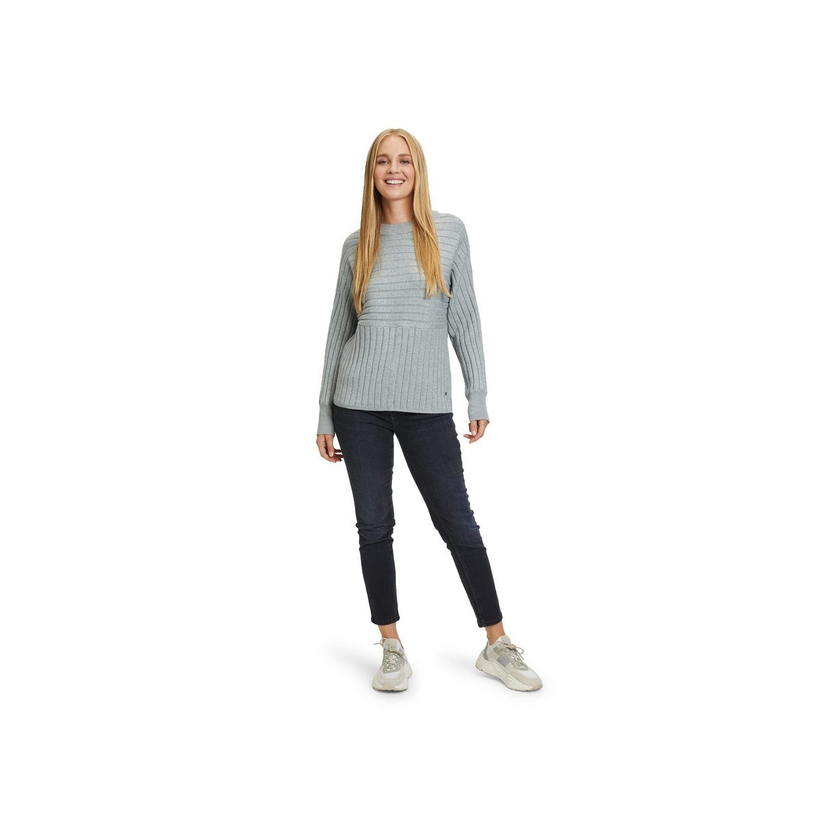 Betty&Co Grey Longpullover (1-tlg) betty Melange grau