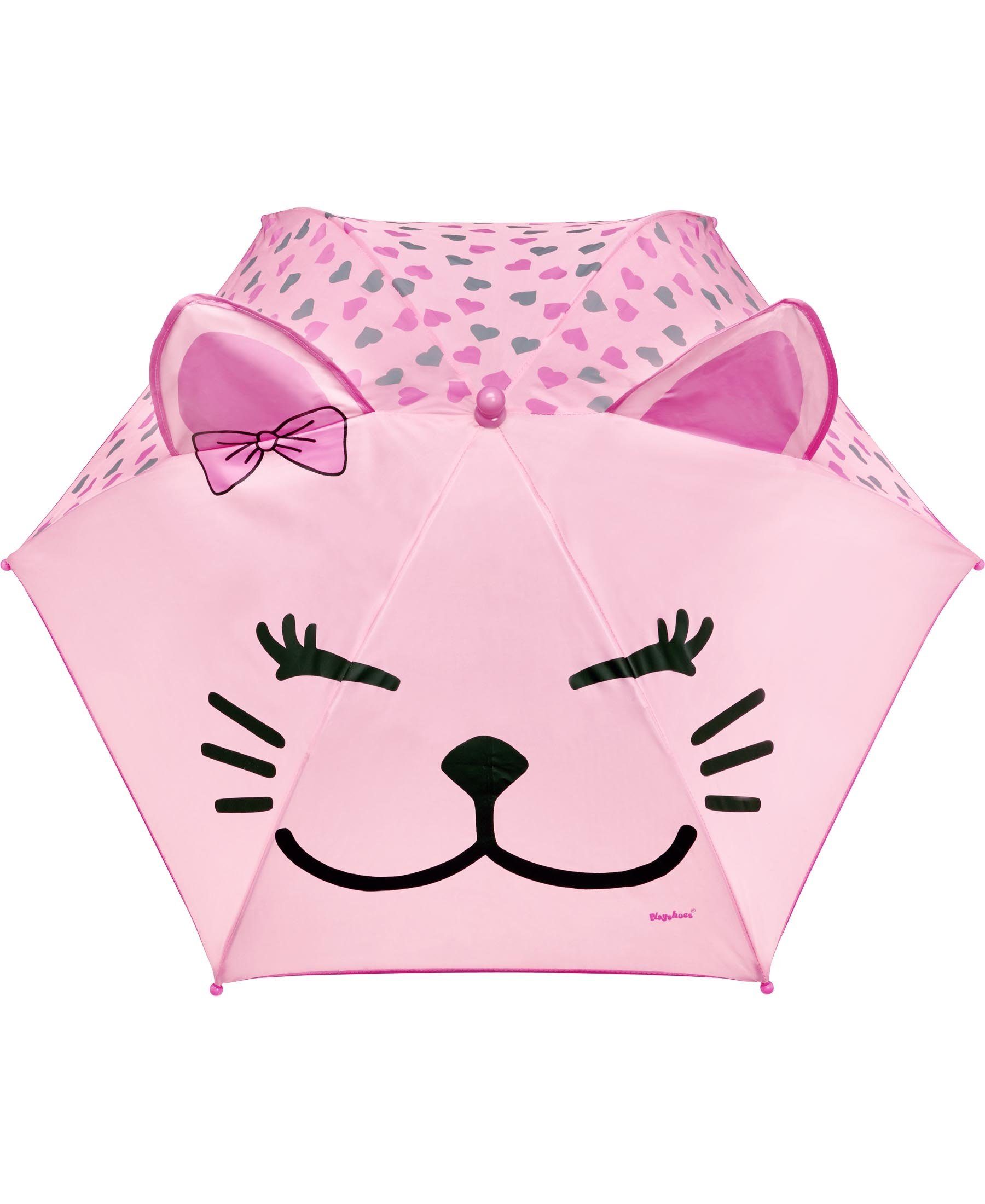 Playshoes Stockregenschirm Regenschirm Katze
