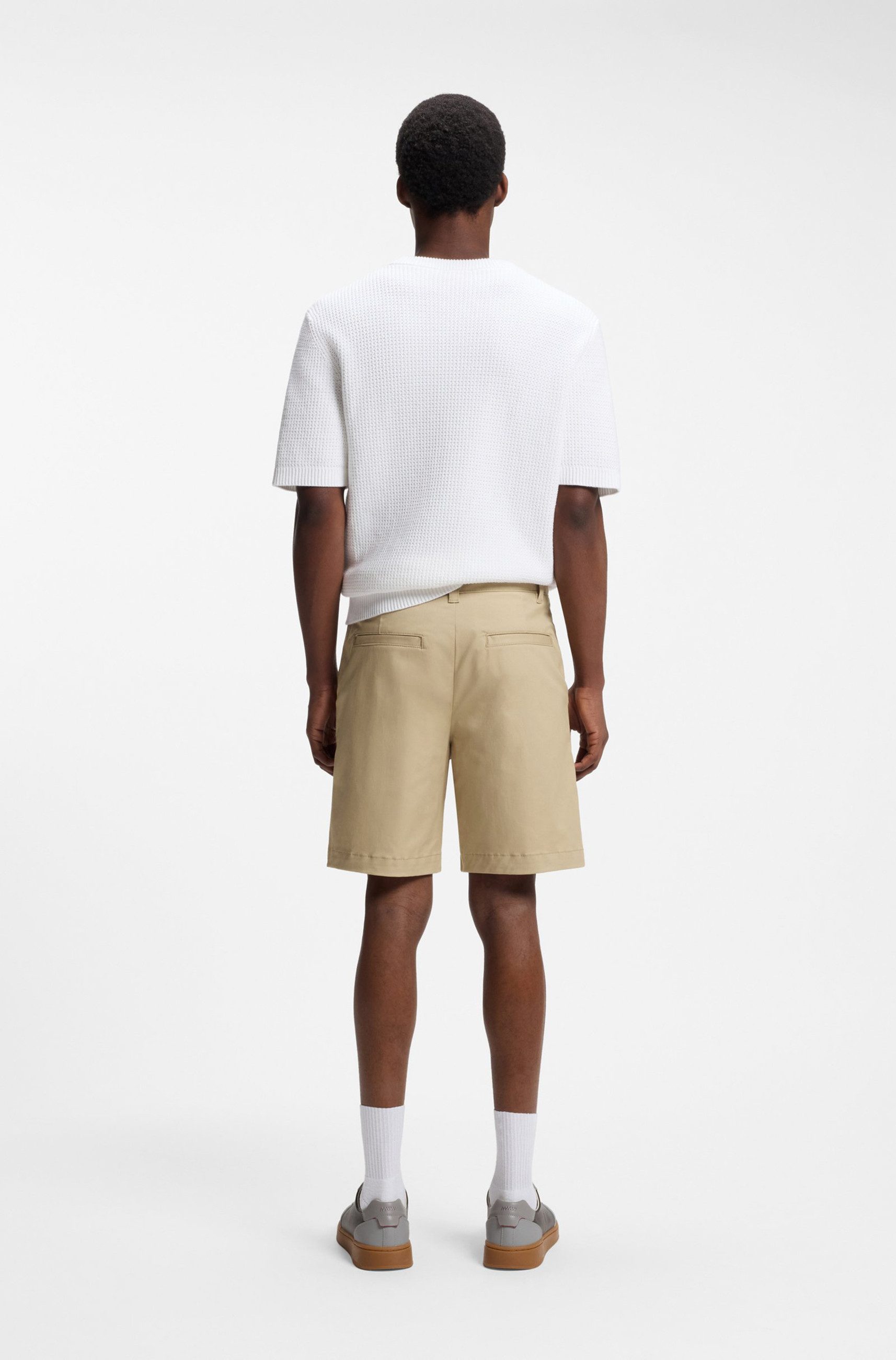 HUGO Shorts Genar aus Stretch-Baumwolle (1-tlg)