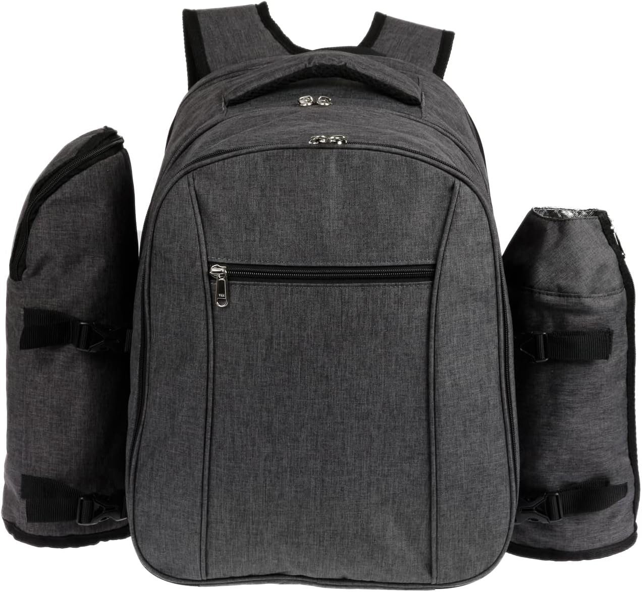 HEKERS Picknickrucksack Premium Picknickrucksack mit isoliertem Kühlfach un günstig online kaufen