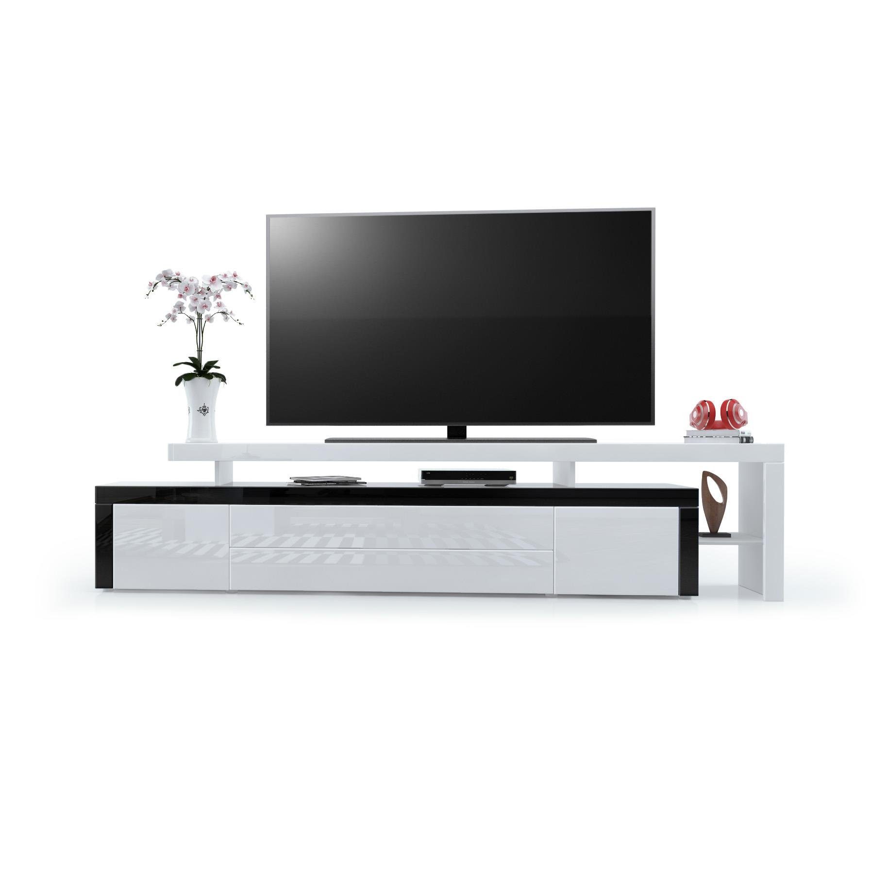 Vladon Lowboard Leon (TV-Kommode, mit zwei günstig online kaufen