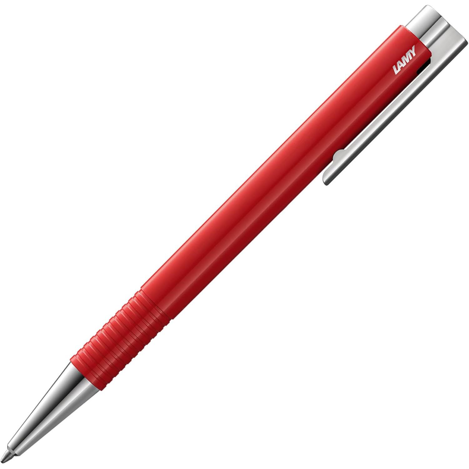 LAMY Kugelschreiber LAMY logo Kugelschreiber 204 M+ Rot Stärke B M16 Schreibfarbe blau