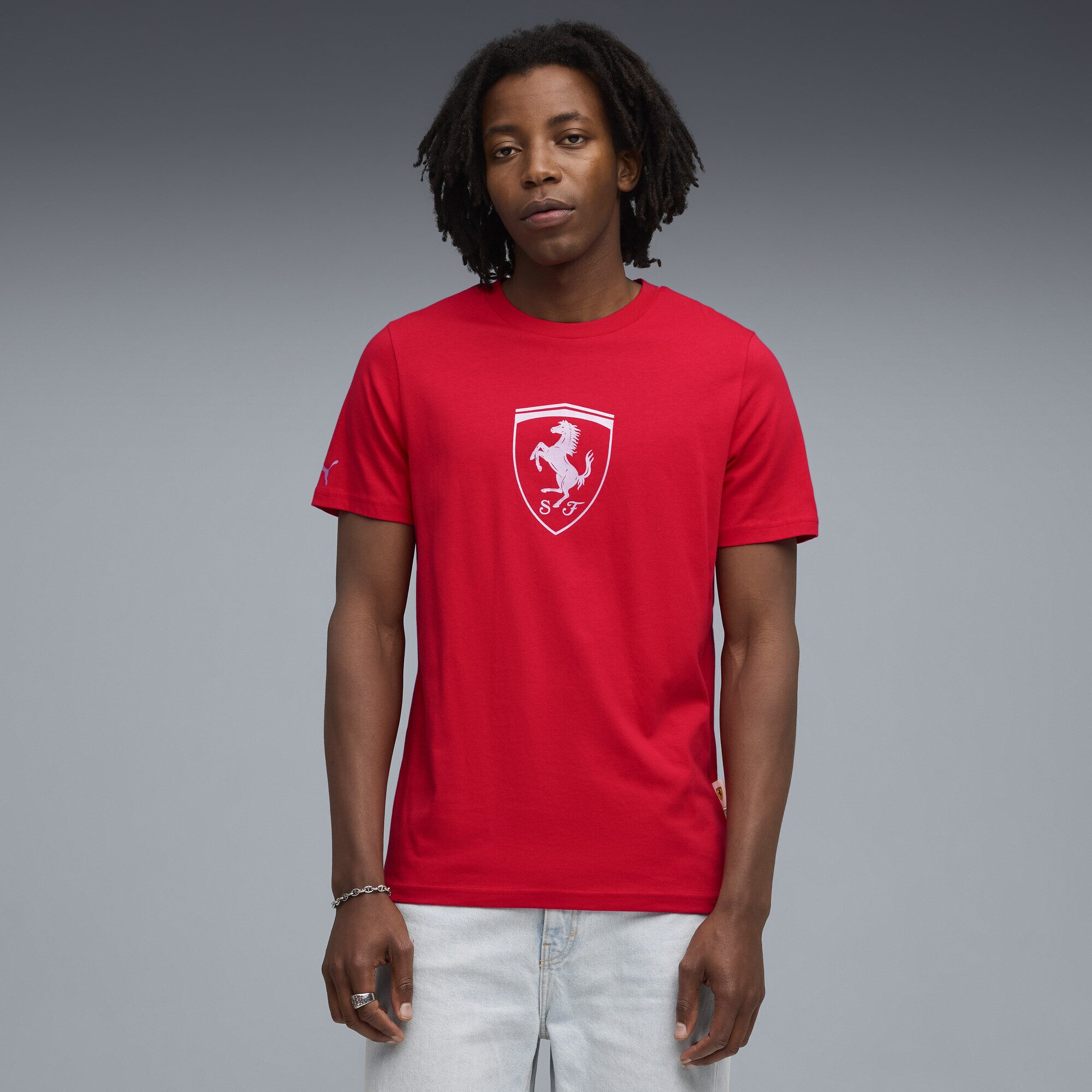 PUMA T-Shirt Scuderia Ferrari Sportswear Tonal Shield T-Shirt Herren günstig online kaufen